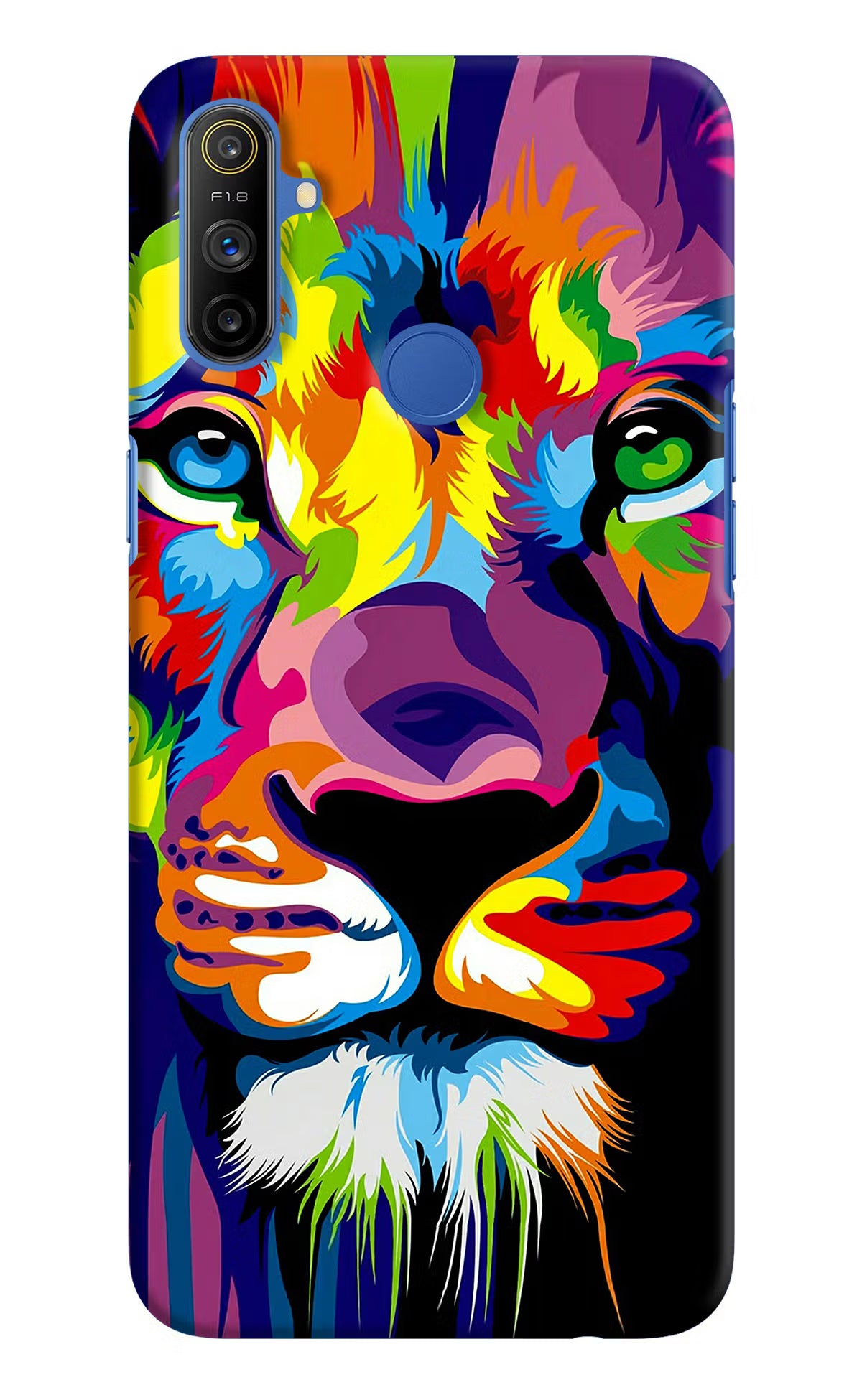 Lion Realme Narzo 10A/20A Back Cover - Lion Realme Narzo 10A/20A Hard Case Back Cover by Casekaro Lion Realme Narzo 10A/20A Hard Case Back Cover by Casekaro