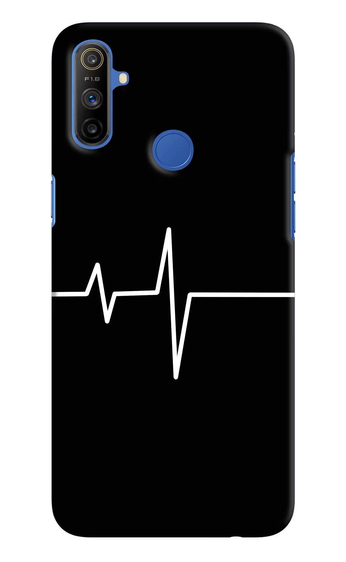 Heart Beats Realme Narzo 10A/20A Back Cover - Heart Beats Realme Narzo 10A/20A Hard Case Back Cover by Casekaro Heart Beats Realme Narzo 10A/20A Hard Case Back Cover by Casekaro