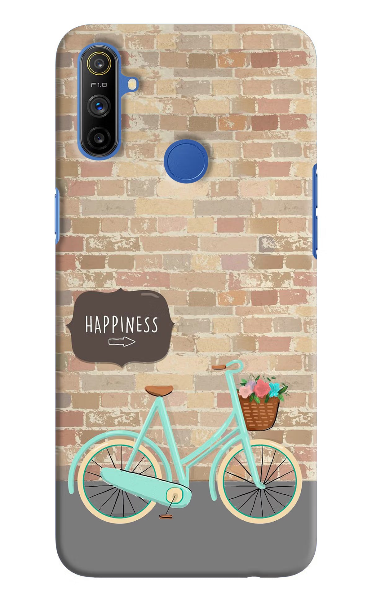 Happiness Artwork Realme Narzo 10A/20A Back Cover - Happiness Artwork Realme Narzo 10A/20A Hard Case Back Cover by Casekaro Happiness Artwork Realme Narzo 10A/20A Hard Case Back Cover by Casekaro