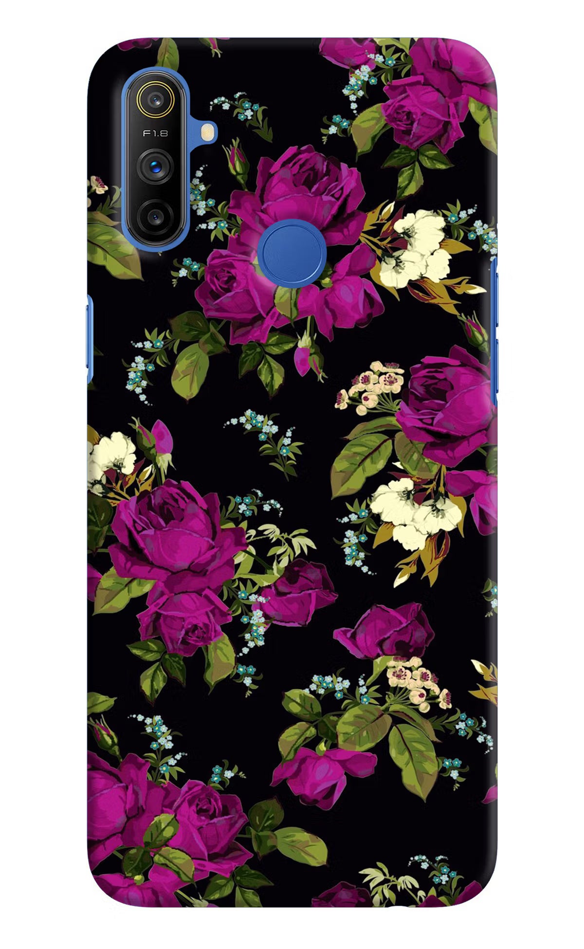 Flowers Realme Narzo 10A/20A Back Cover - Flowers Realme Narzo 10A/20A Hard Case Back Cover by Casekaro Flowers Realme Narzo 10A/20A Hard Case Back Cover by Casekaro