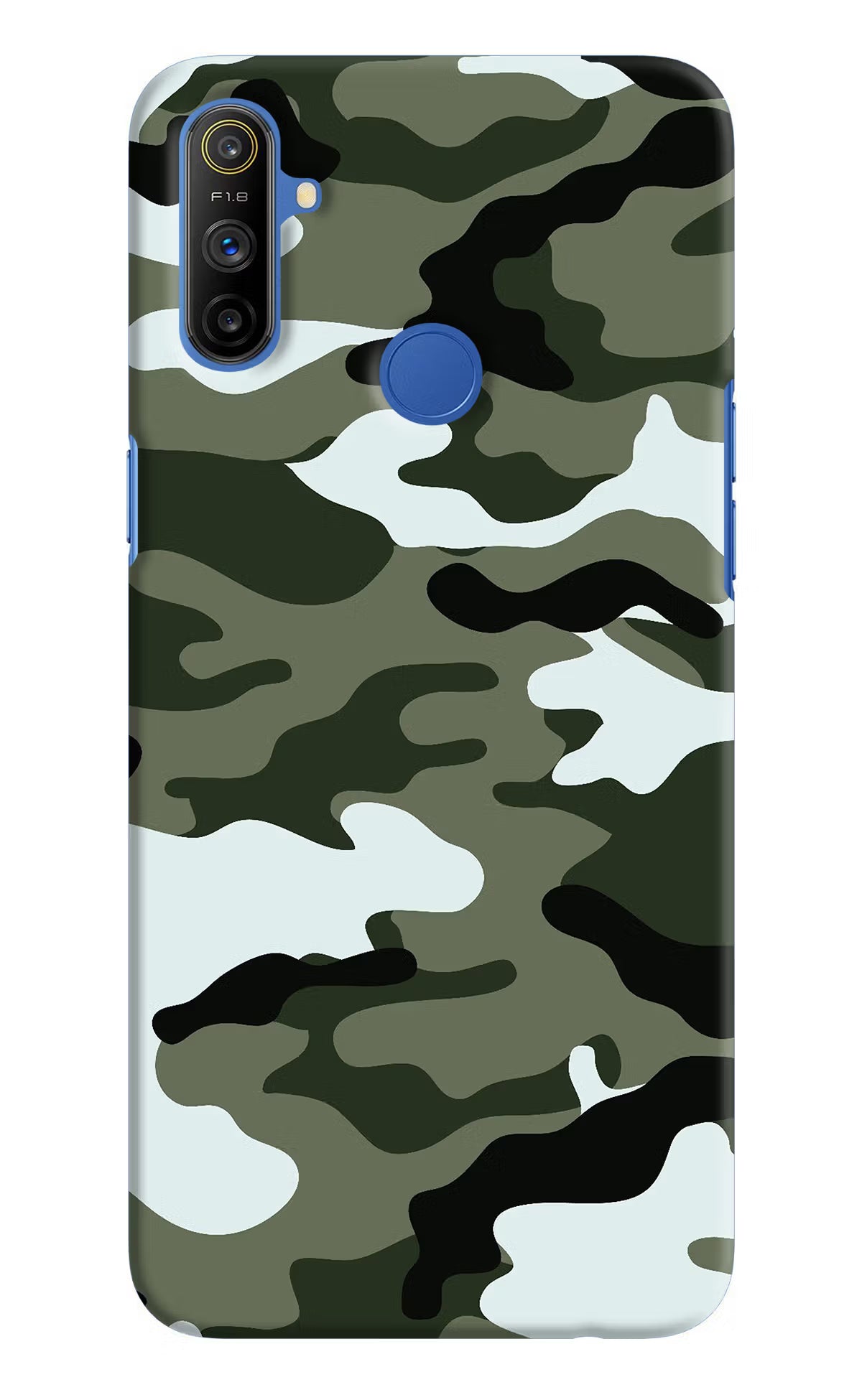 Camouflage Realme Narzo 10A/20A Back Cover - Camouflage Realme Narzo 10A/20A Hard Case Back Cover by Casekaro Camouflage Realme Narzo 10A/20A Hard Case Back Cover by Casekaro