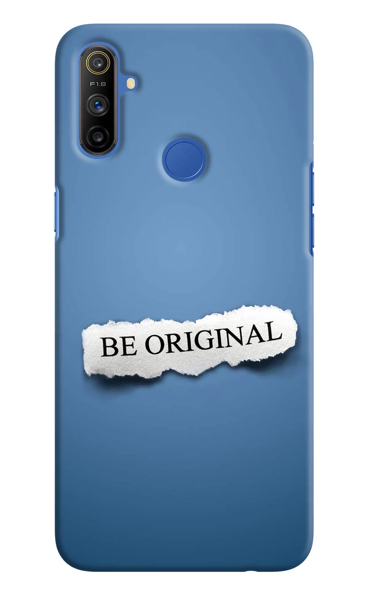 Be Original Realme Narzo 10A/20A Back Cover - Be Original Realme Narzo 10A/20A Hard Case Back Cover by Casekaro Be Original Realme Narzo 10A/20A Hard Case Back Cover by Casekaro