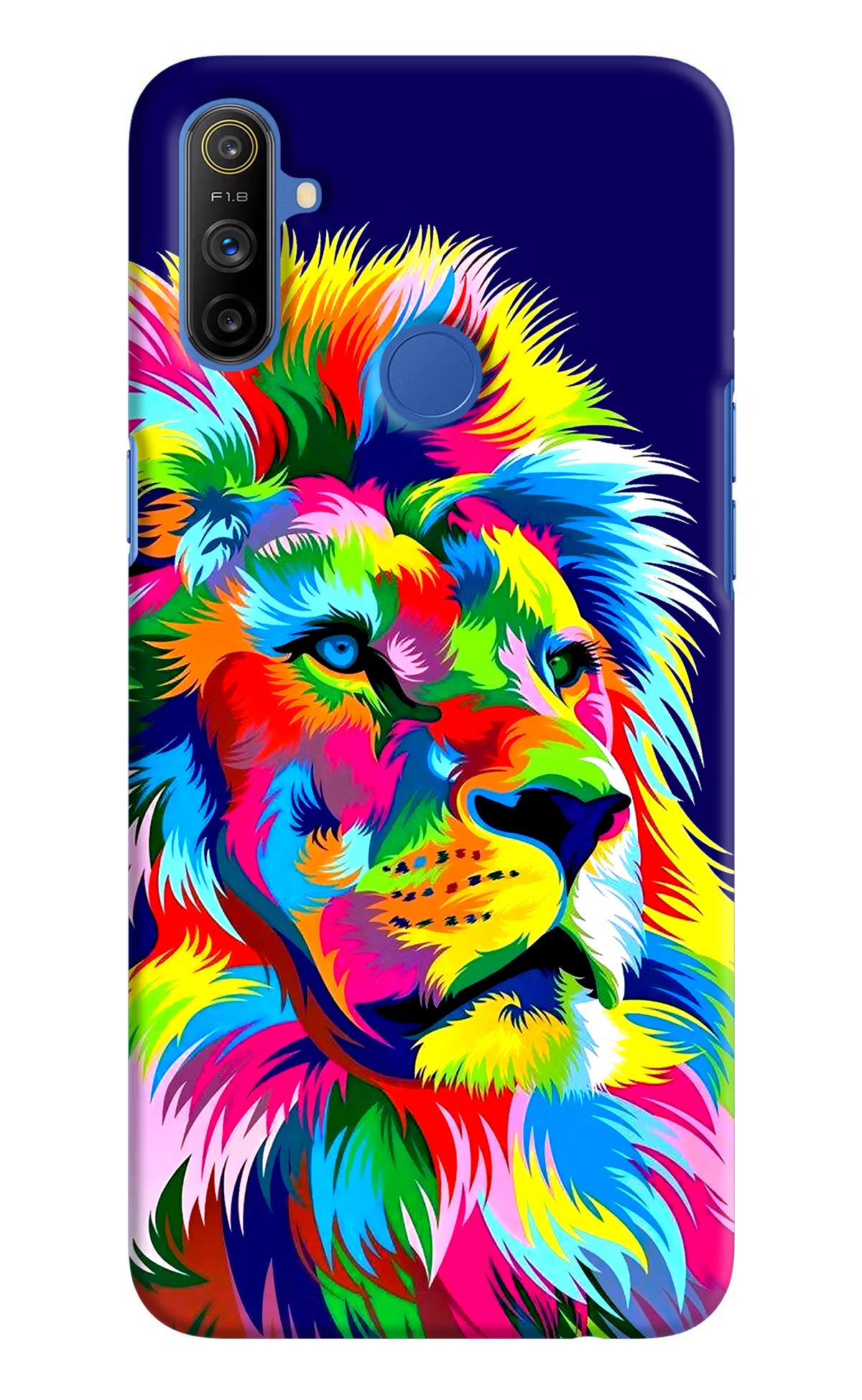 Vector Art Lion Realme Narzo 10A/20A Back Cover - Vector Art Lion Realme Narzo 10A/20A Hard Case Back Cover by Casekaro Vector Art Lion Realme Narzo 10A/20A Hard Case Back Cover by Casekaro