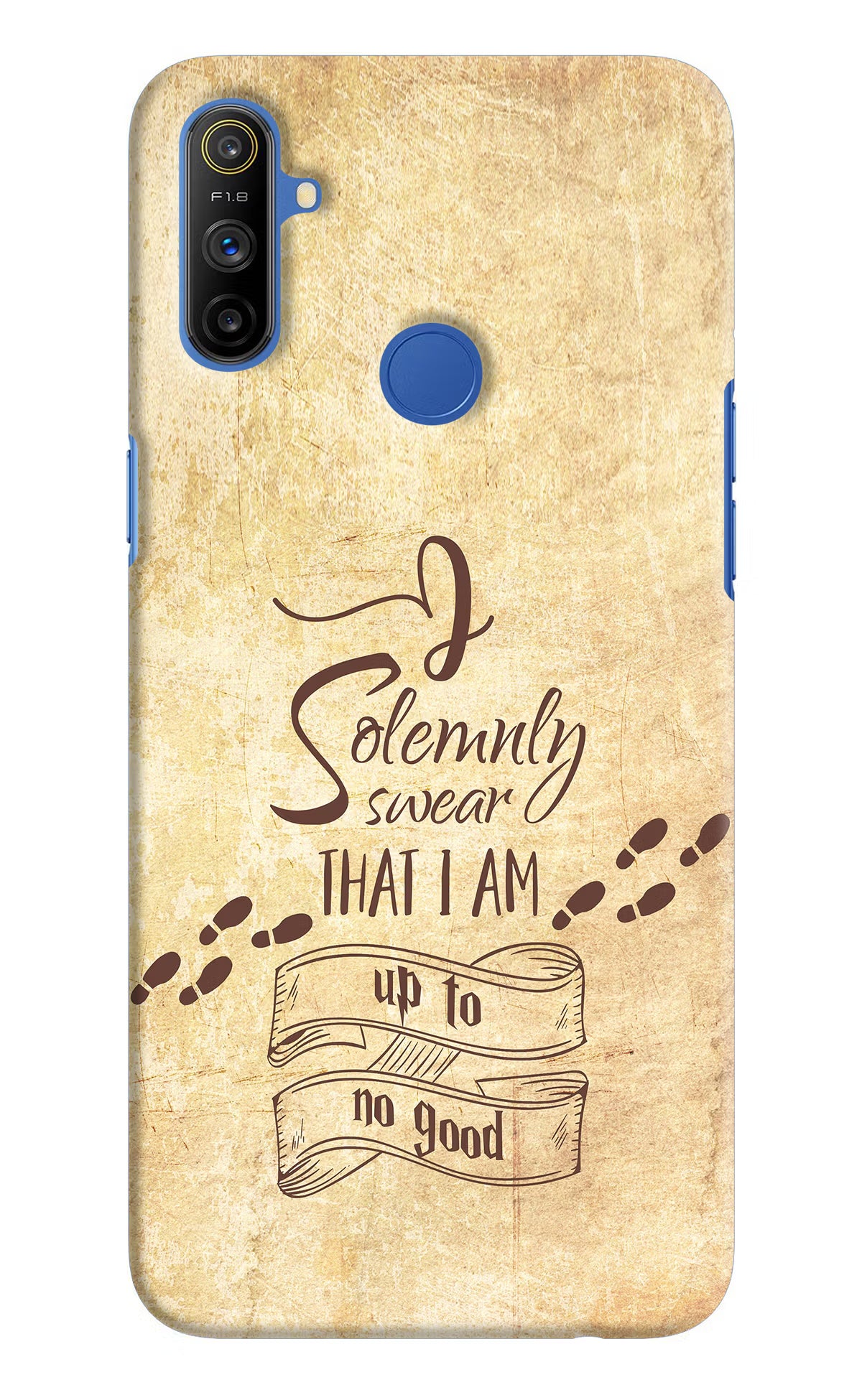 I Solemnly swear that i up to no good Realme Narzo 10A/20A Back Cover - I Solemnly swear that i up to no good Realme Narzo 10A/20A Hard Case Back Cover by Casekaro I Solemnly swear that i up to no good Realme Narzo 10A/20A Hard Case Back Cover by Casekaro
