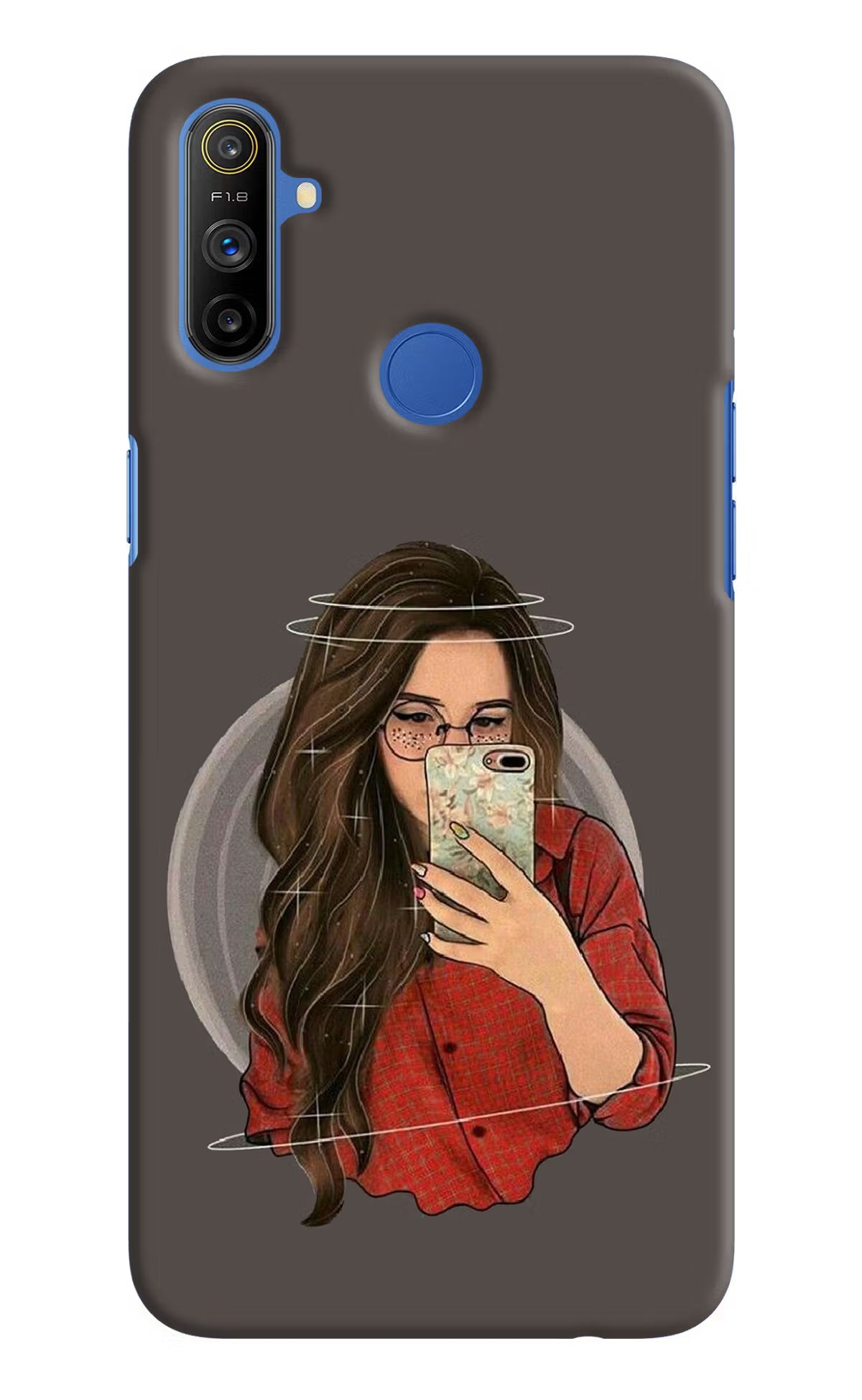 Selfie Queen Realme Narzo 10A/20A Back Cover - Selfie Queen Realme Narzo 10A/20A Hard Case Back Cover by Casekaro Selfie Queen Realme Narzo 10A/20A Hard Case Back Cover by Casekaro