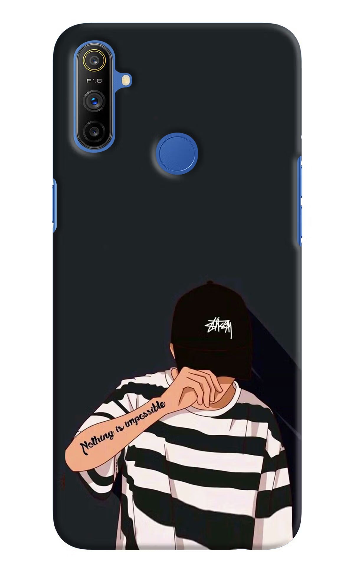 Aesthetic Boy Realme Narzo 10A/20A Back Cover - Aesthetic Boy Realme Narzo 10A/20A Hard Case Back Cover by Casekaro Aesthetic Boy Realme Narzo 10A/20A Hard Case Back Cover by Casekaro