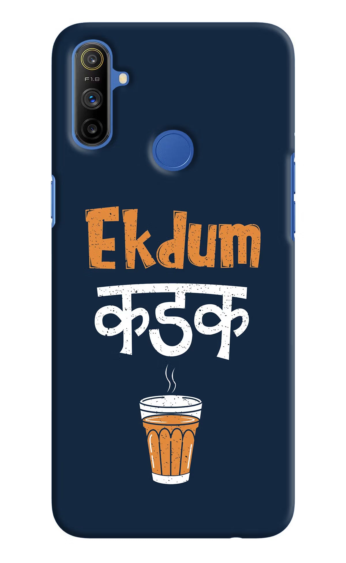 Ekdum Kadak Chai Realme Narzo 10A/20A Back Cover - Ekdum Kadak Chai Realme Narzo 10A/20A Hard Case Back Cover by Casekaro Ekdum Kadak Chai Realme Narzo 10A/20A Hard Case Back Cover by Casekaro