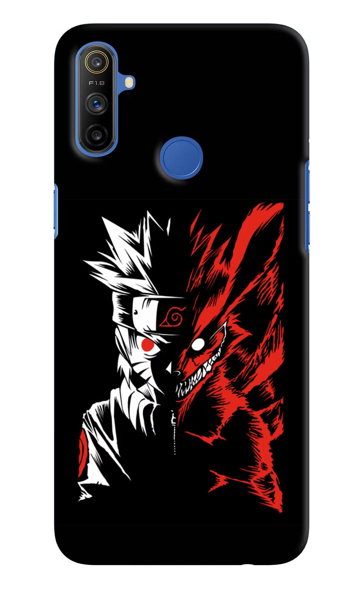 Naruto Two Face Realme Narzo 10A/20A Back Cover - Naruto Two Face Realme Narzo 10A/20A Hard Case Back Cover by Casekaro Naruto Two Face Realme Narzo 10A/20A Hard Case Back Cover by Casekaro