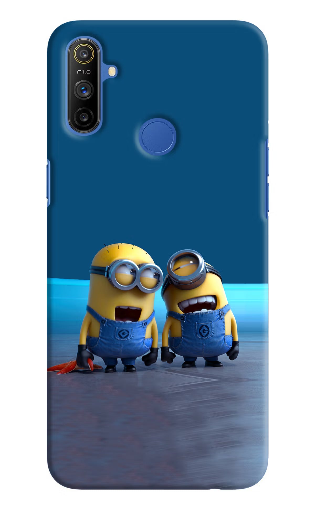 Minion Laughing Realme Narzo 10A/20A Back Cover - Minion Laughing Realme Narzo 10A/20A Hard Case Back Cover by Casekaro Minion Laughing Realme Narzo 10A/20A Hard Case Back Cover by Casekaro
