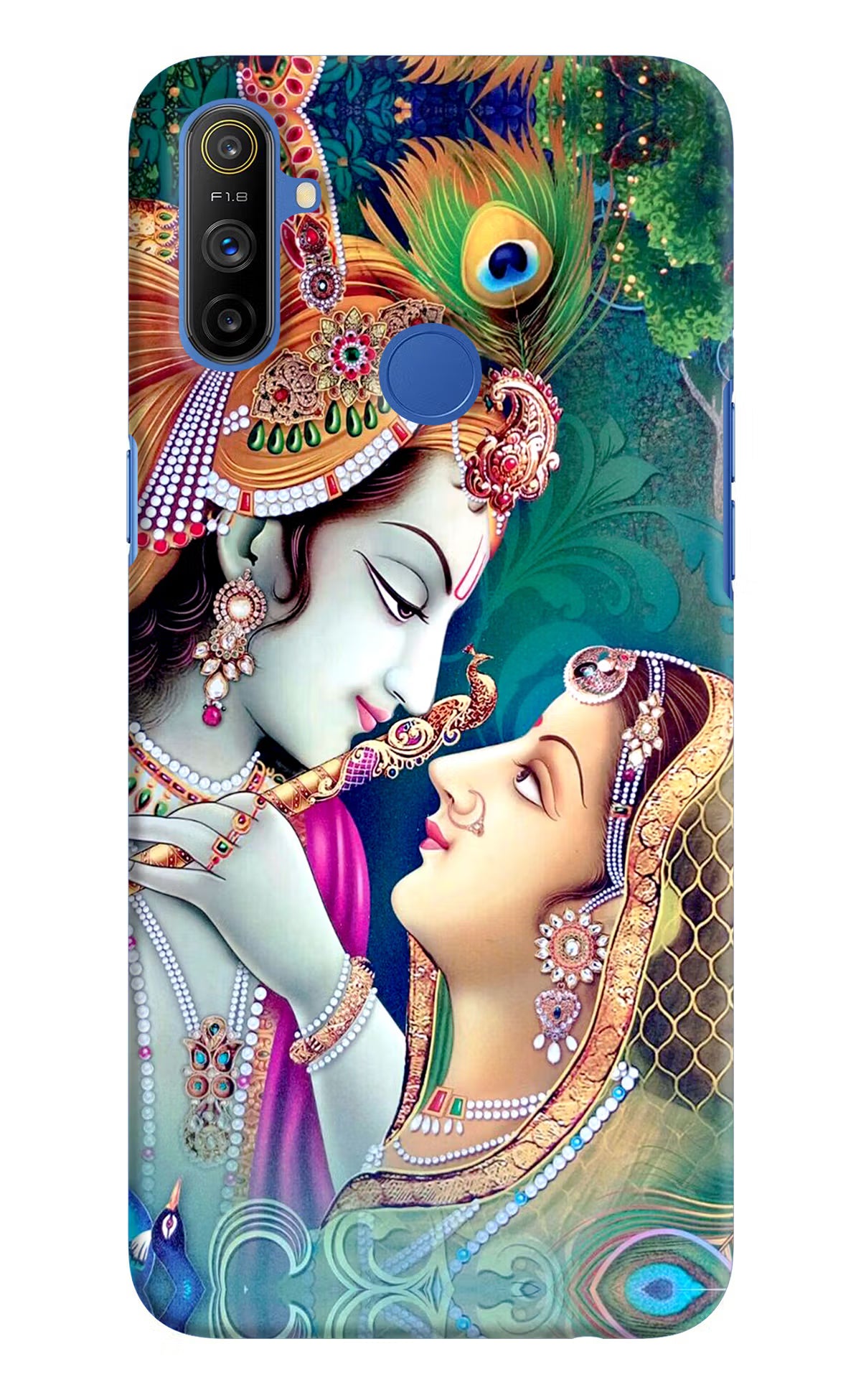 Lord Radha Krishna Realme Narzo 10A/20A Back Cover - Lord Radha Krishna Realme Narzo 10A/20A Hard Case Back Cover by Casekaro Lord Radha Krishna Realme Narzo 10A/20A Hard Case Back Cover by Casekaro