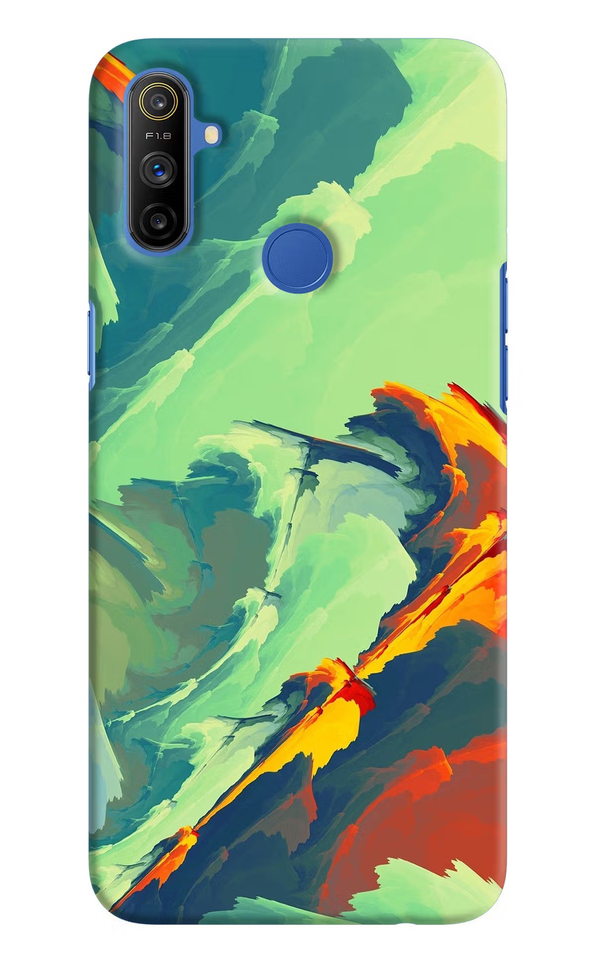 Paint Art Realme Narzo 10A/20A Back Cover - Paint Art Realme Narzo 10A/20A Hard Case Back Cover by Casekaro Paint Art Realme Narzo 10A/20A Hard Case Back Cover by Casekaro