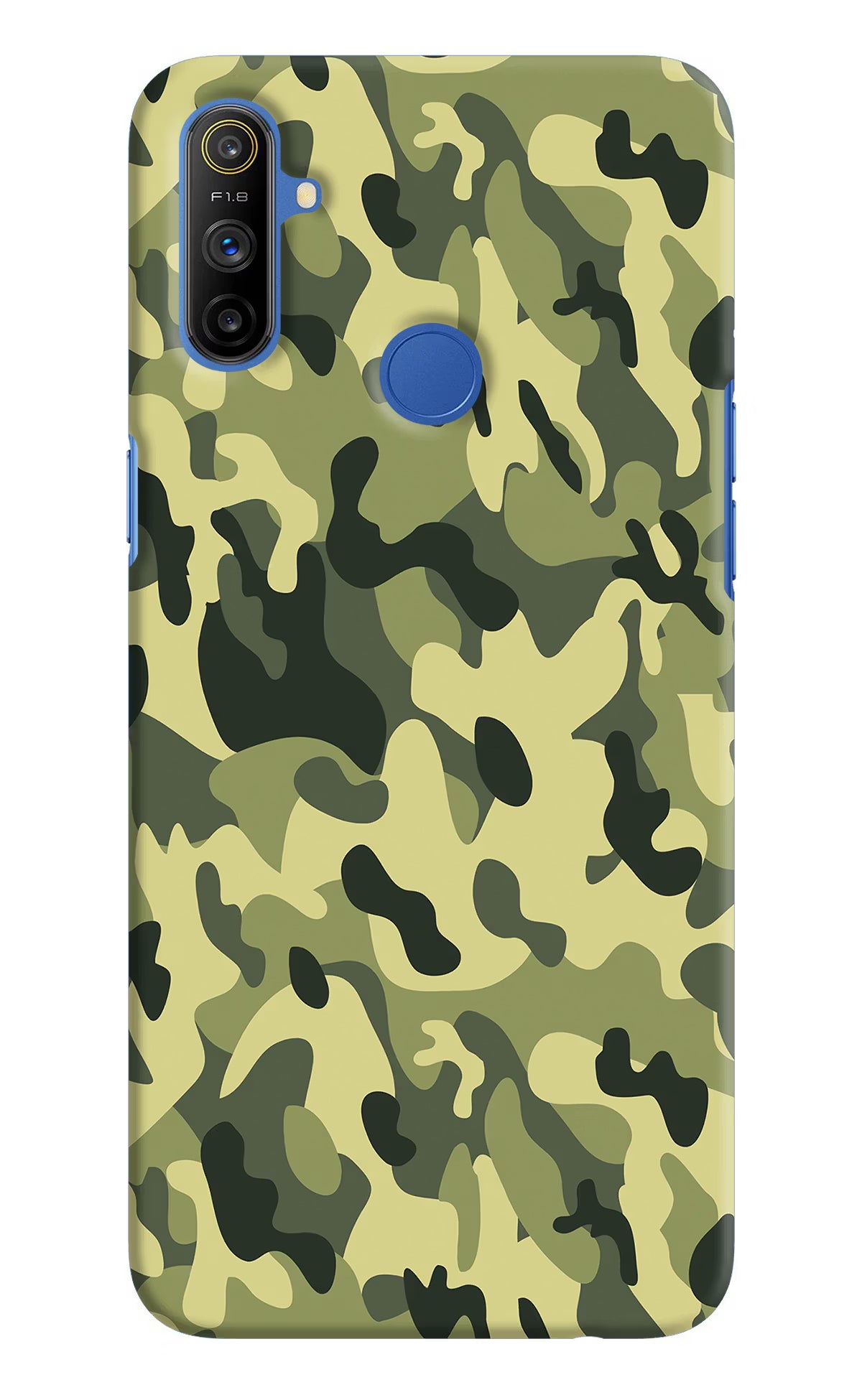 Camouflage Realme Narzo 10A/20A Back Cover - Camouflage Realme Narzo 10A/20A Hard Case Back Cover by Casekaro Camouflage Realme Narzo 10A/20A Hard Case Back Cover by Casekaro