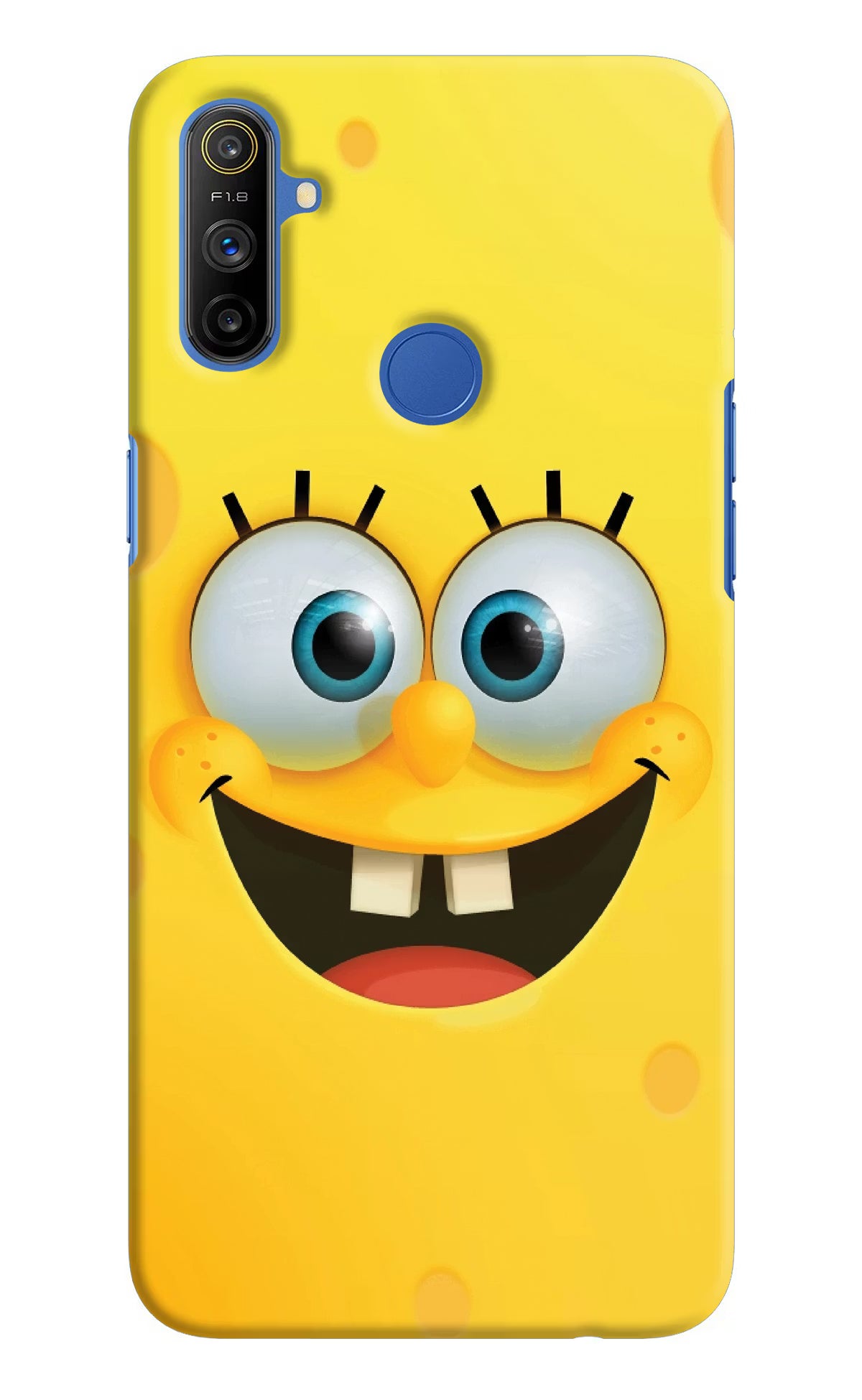 Sponge 1 Realme Narzo 10A/20A Back Cover - Sponge 1 Realme Narzo 10A/20A Hard Case Back Cover by Casekaro Sponge 1 Realme Narzo 10A/20A Hard Case Back Cover by Casekaro