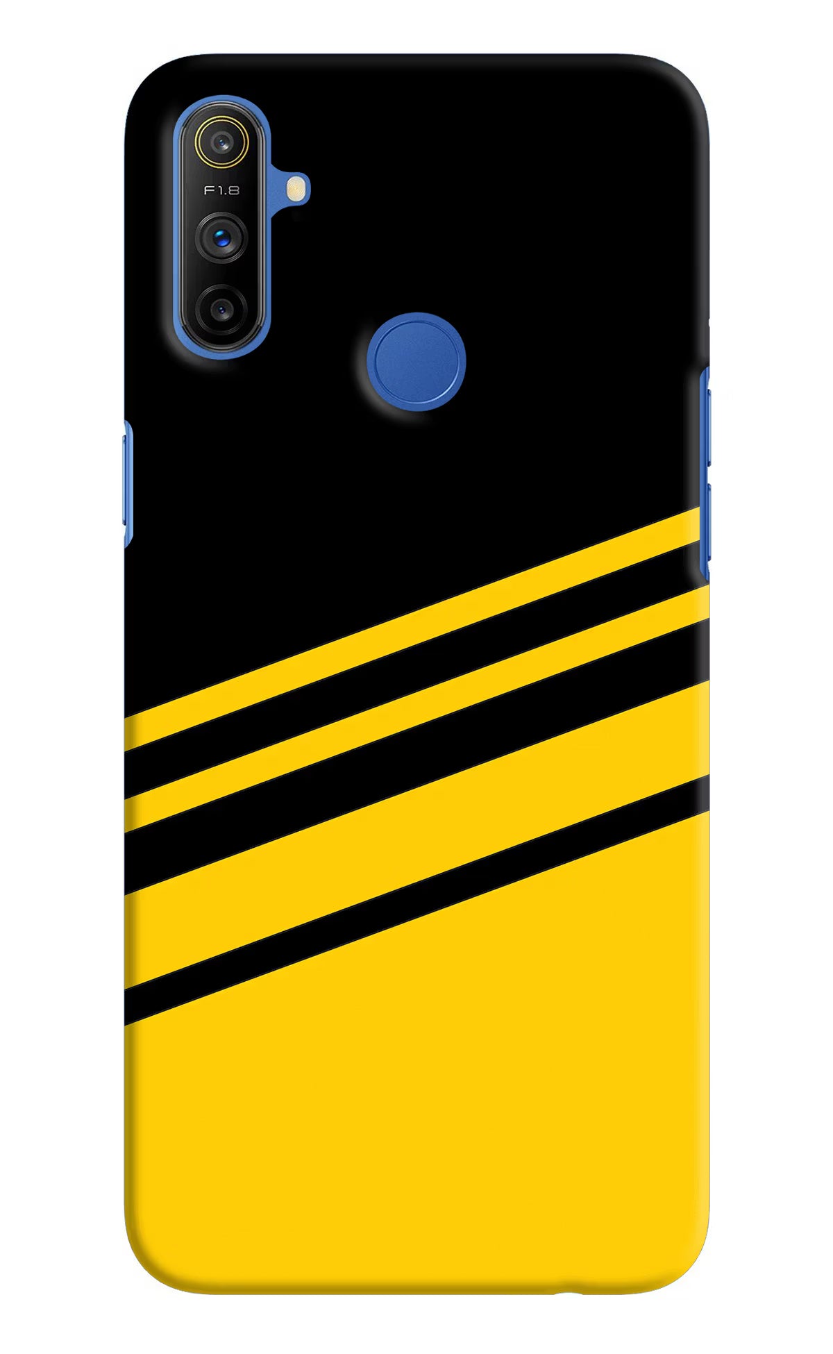 Yellow Shades Realme Narzo 10A/20A Back Cover - Yellow Shades Realme Narzo 10A/20A Hard Case Back Cover by Casekaro Yellow Shades Realme Narzo 10A/20A Hard Case Back Cover by Casekaro