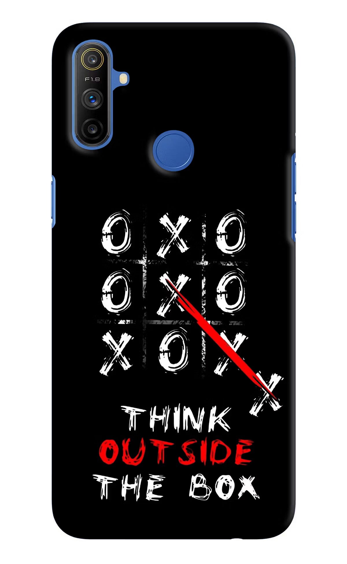 Think out of the BOX Realme Narzo 10A/20A Back Cover - Think out of the BOX Realme Narzo 10A/20A Hard Case Back Cover by Casekaro Think out of the BOX Realme Narzo 10A/20A Hard Case Back Cover by Casekaro