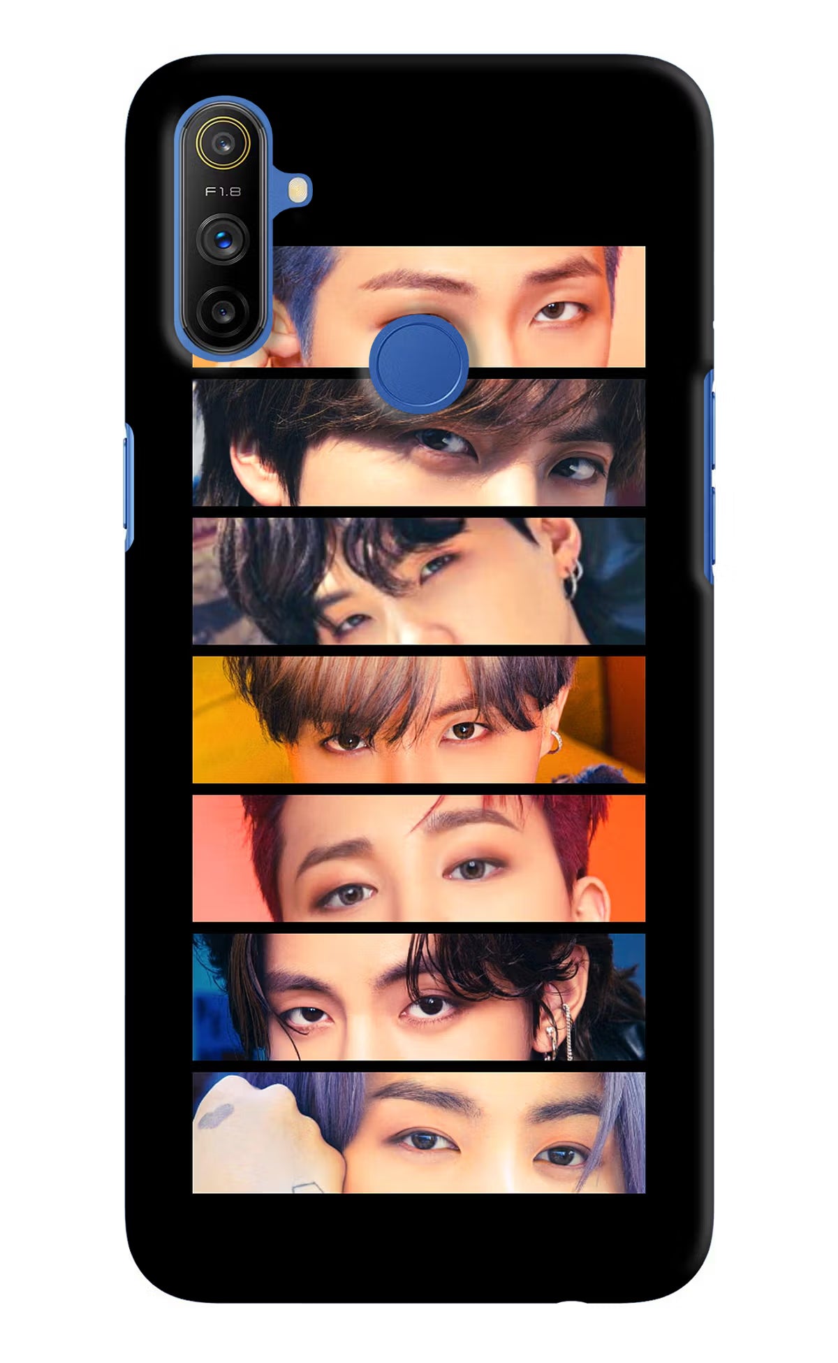 BTS Eyes Realme Narzo 10A/20A Back Cover - BTS Eyes Realme Narzo 10A/20A Hard Case Back Cover by Casekaro BTS Eyes Realme Narzo 10A/20A Hard Case Back Cover by Casekaro