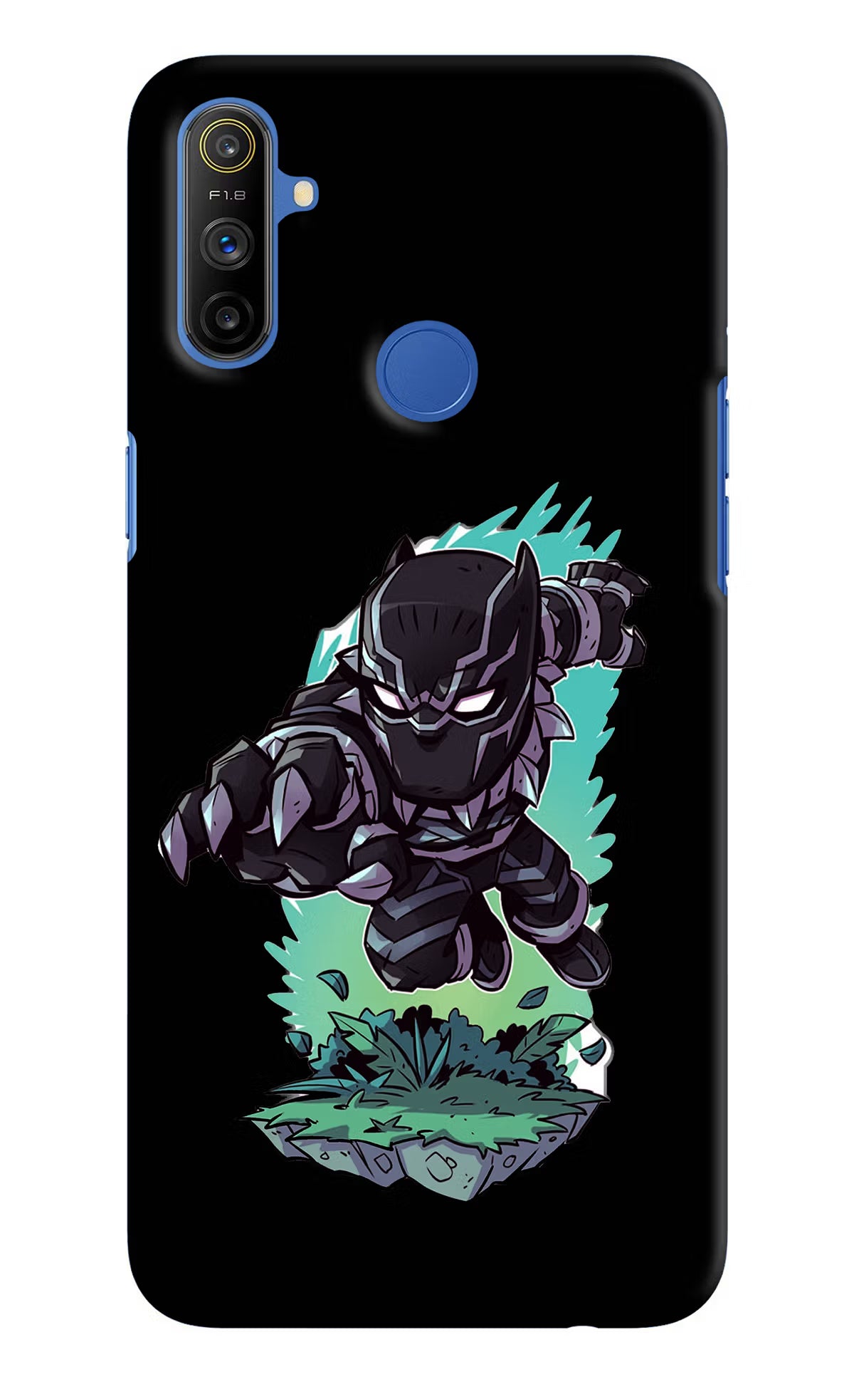 Black Panther Realme Narzo 10A/20A Back Cover - Black Panther Realme Narzo 10A/20A Hard Case Back Cover by Casekaro Black Panther Realme Narzo 10A/20A Hard Case Back Cover by Casekaro