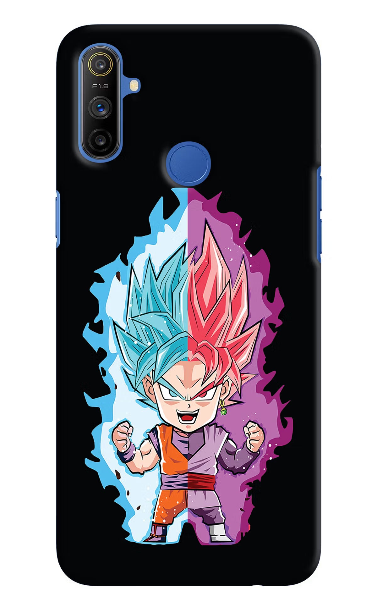 Chota Goku Realme Narzo 10A/20A Back Cover - Chota Goku Realme Narzo 10A/20A Hard Case Back Cover by Casekaro Chota Goku Realme Narzo 10A/20A Hard Case Back Cover by Casekaro