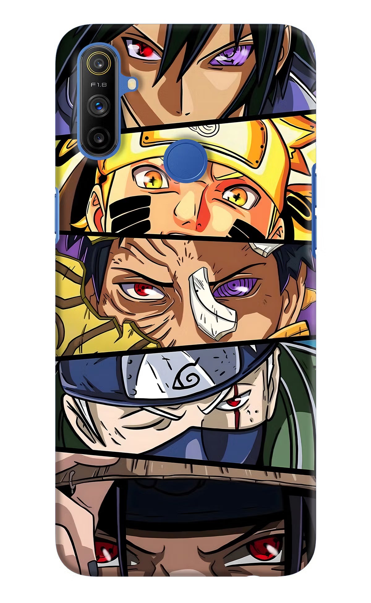 Naruto Character Realme Narzo 10A/20A Back Cover - Naruto Character Realme Narzo 10A/20A Hard Case Back Cover by Casekaro Naruto Character Realme Narzo 10A/20A Hard Case Back Cover by Casekaro