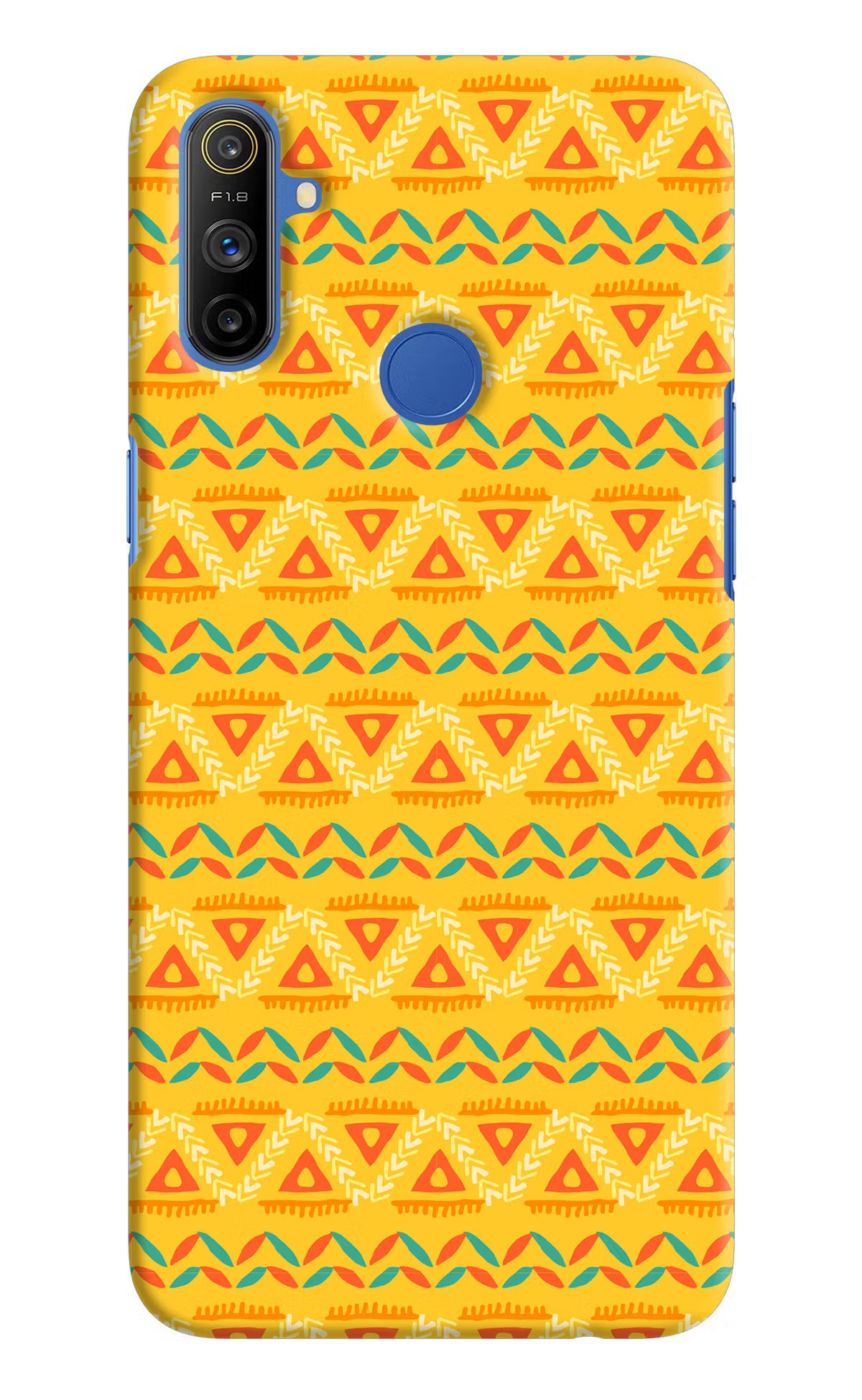 Tribal Pattern Realme Narzo 10A/20A Back Cover - Tribal Pattern Realme Narzo 10A/20A Hard Case Back Cover by Casekaro Tribal Pattern Realme Narzo 10A/20A Hard Case Back Cover by Casekaro