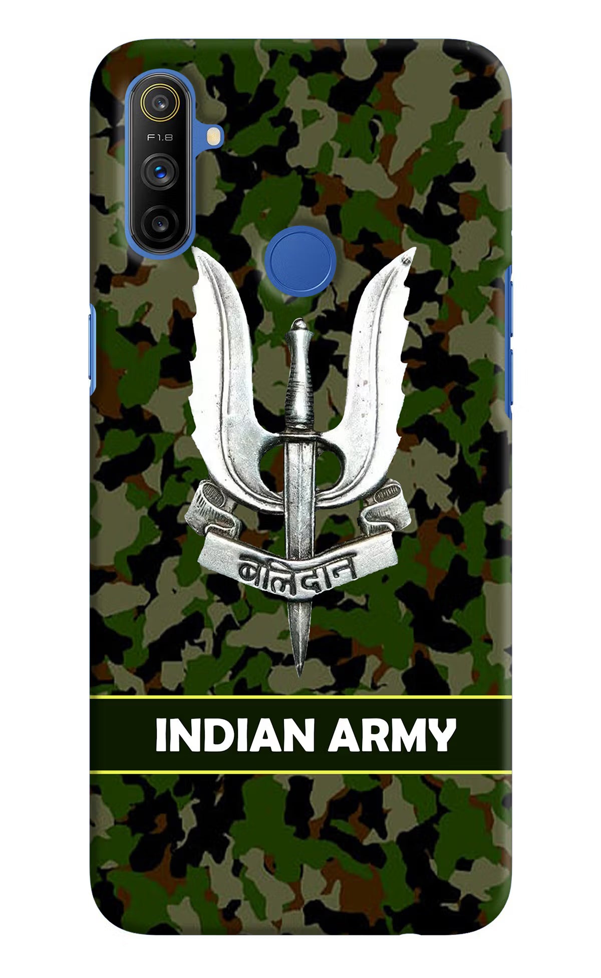 Balidan Indian Logo Realme Narzo 10A/20A Back Cover - Balidan Indian Logo Realme Narzo 10A/20A Hard Case Back Cover by Casekaro Balidan Indian Logo Realme Narzo 10A/20A Hard Case Back Cover by Casekaro