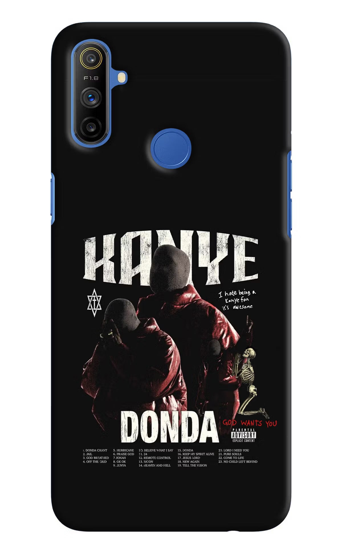 Donda Kanye West Realme Narzo 10A/20A Back Cover - Donda Kanye West Realme Narzo 10A/20A Hard Case Back Cover by Casekaro Donda Kanye West Realme Narzo 10A/20A Hard Case Back Cover by Casekaro