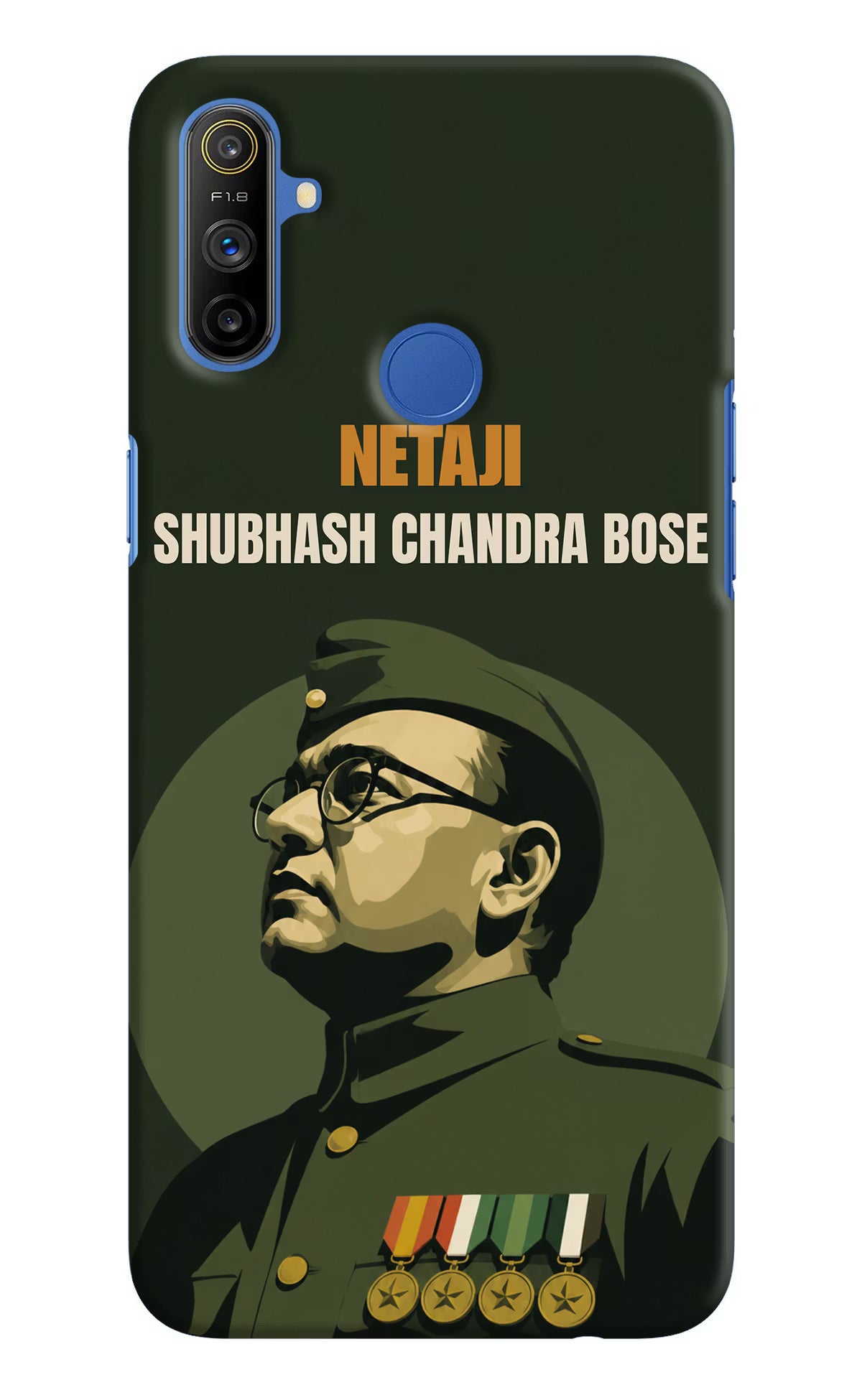 Netaji Legacy Realme Narzo 10A/20A Back Cover - Netaji Legacy Realme Narzo 10A/20A Back Cover Netaji Legacy Realme Narzo 10A/20A Back Cover