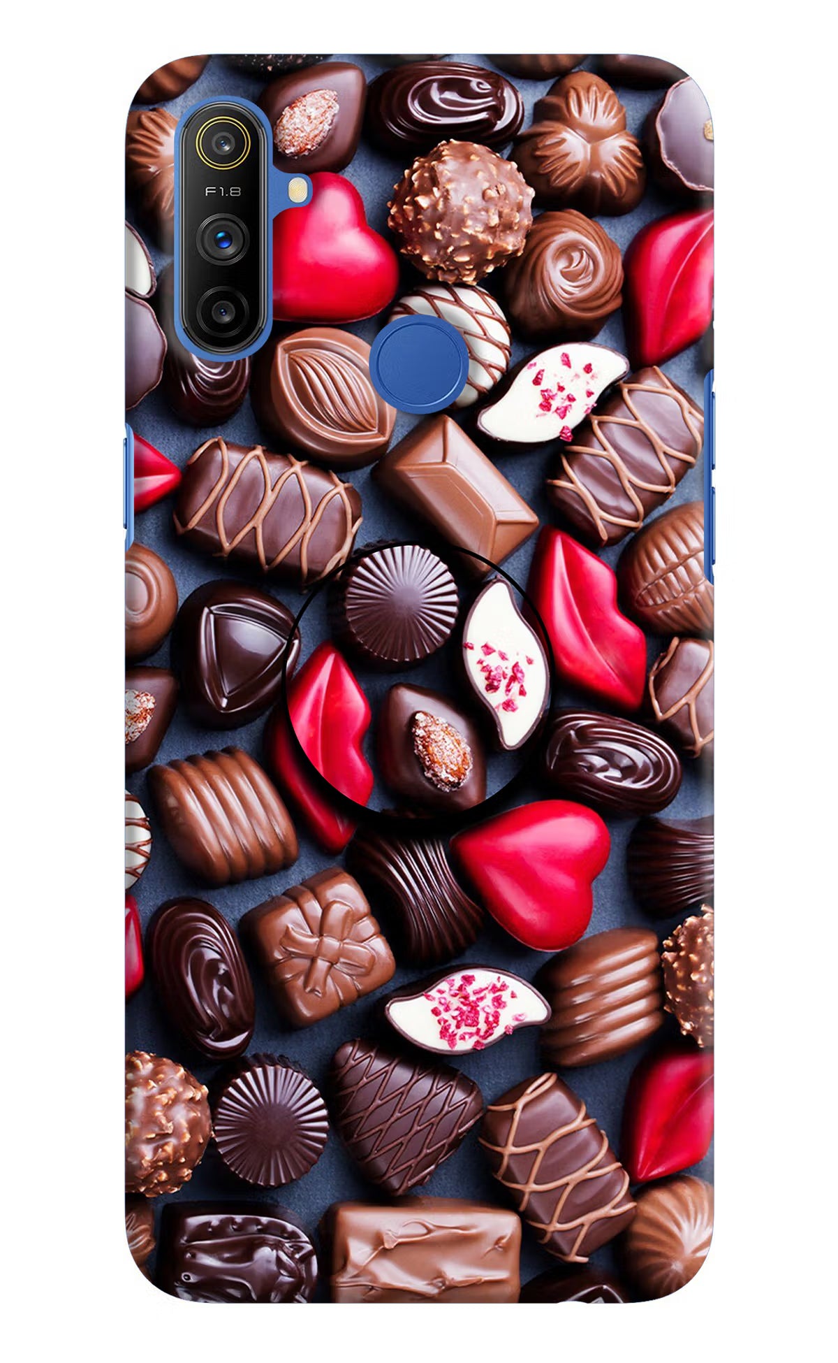 Chocolates Realme Narzo 10A/20A Pop Case - Chocolates Realme Narzo 10A/20A Pop Case by Casekaro Chocolates Realme Narzo 10A/20A Pop Case by Casekaro