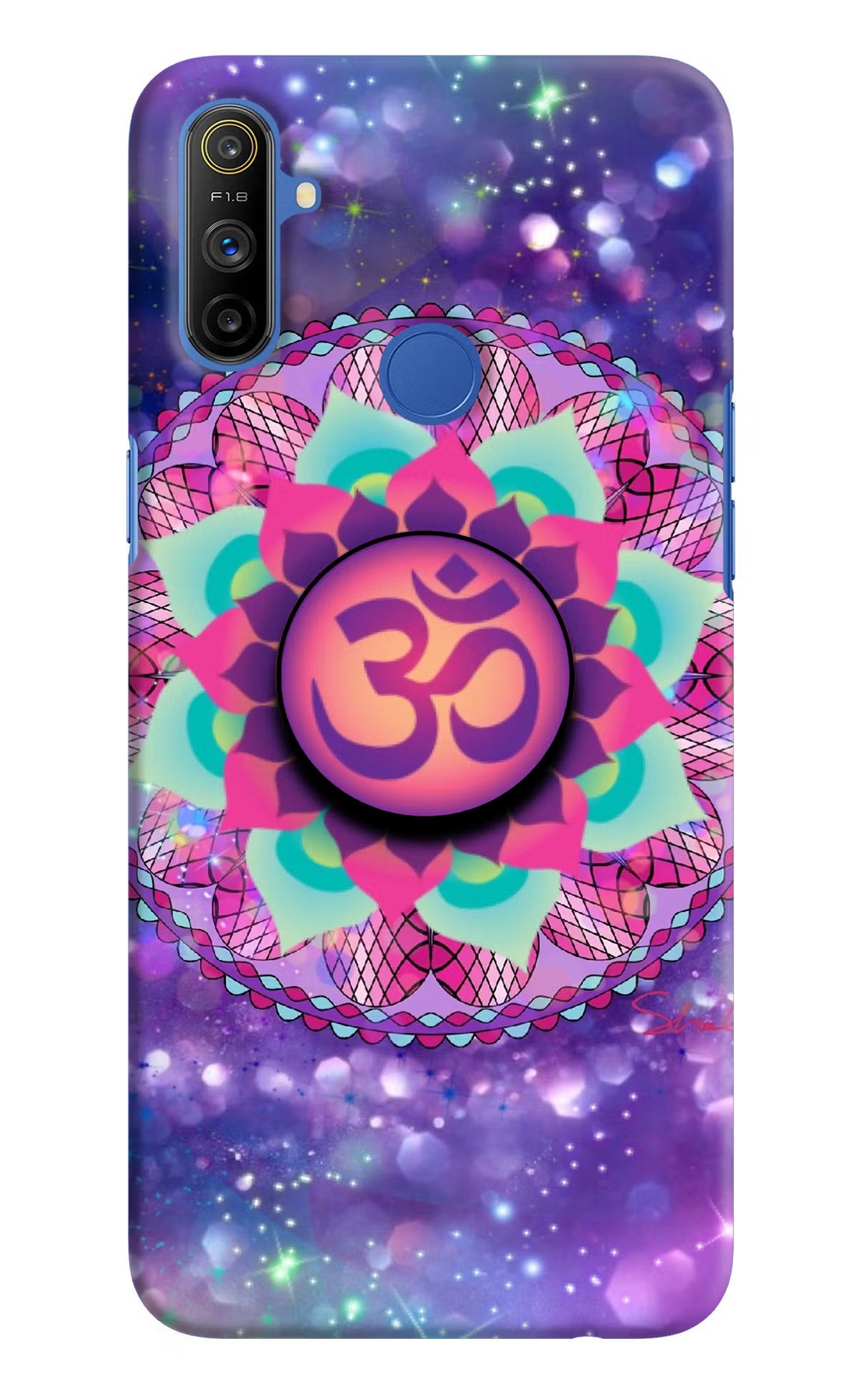 Om Purple Realme Narzo 10A/20A Pop Case - Om Purple Realme Narzo 10A/20A Pop Case by Casekaro Om Purple Realme Narzo 10A/20A Pop Case by Casekaro