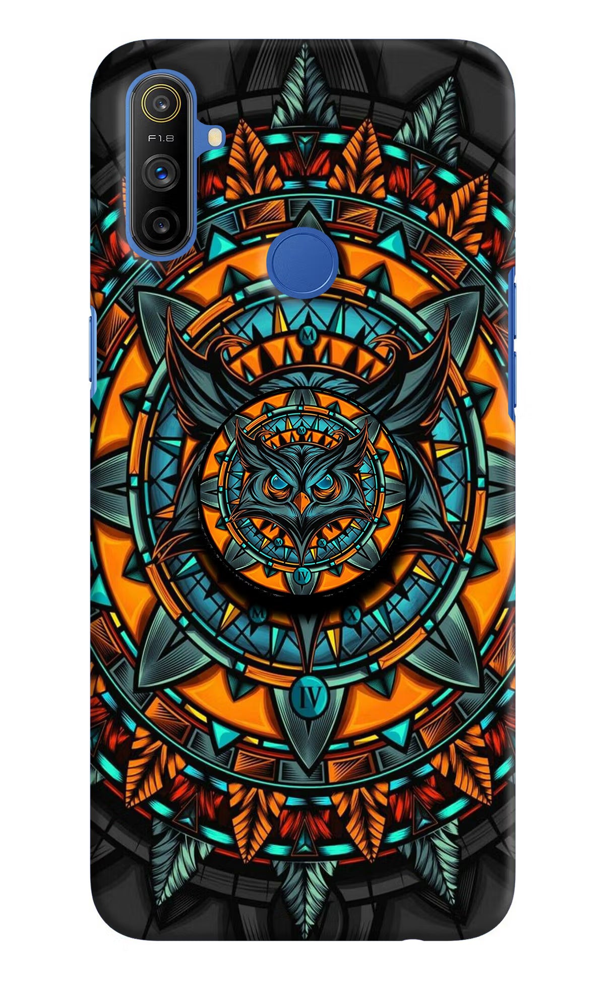 Angry Owl Realme Narzo 10A/20A Pop Case - Angry Owl Realme Narzo 10A/20A Pop Case by Casekaro Angry Owl Realme Narzo 10A/20A Pop Case by Casekaro