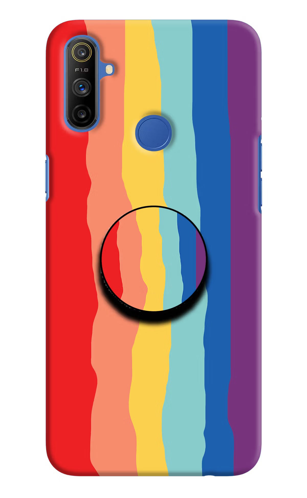 Rainbow Realme Narzo 10A/20A Pop Case - Rainbow Realme Narzo 10A/20A Pop Case by Casekaro Rainbow Realme Narzo 10A/20A Pop Case by Casekaro