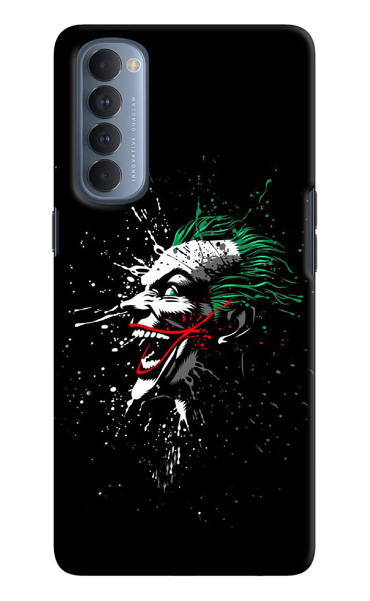 Joker Oppo Reno4 Pro Back Cover - Joker Oppo Reno4 Pro Hard Case Back Cover by Casekaro Joker Oppo Reno4 Pro Hard Case Back Cover by Casekaro
