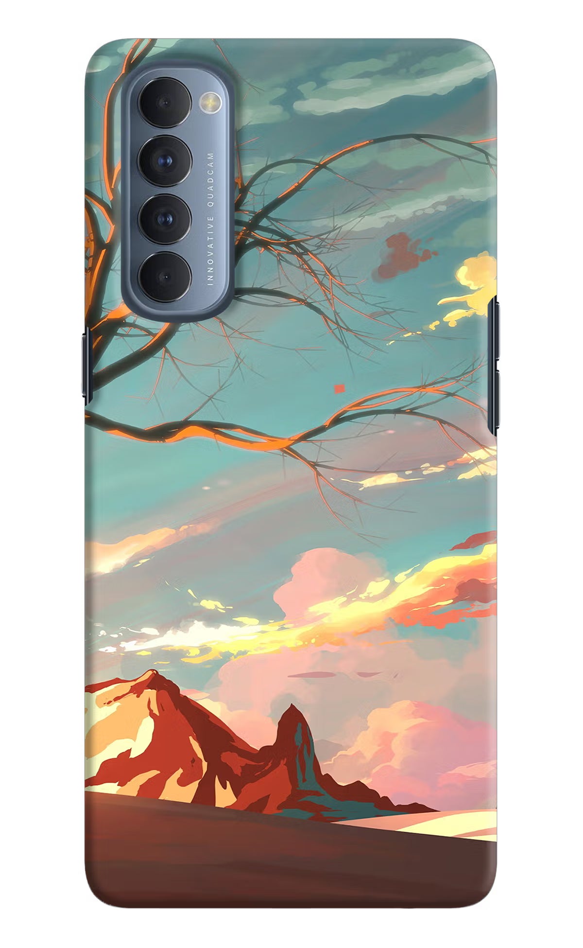Scenery Oppo Reno4 Pro Back Cover - Scenery Oppo Reno4 Pro Hard Case Back Cover by Casekaro Scenery Oppo Reno4 Pro Hard Case Back Cover by Casekaro