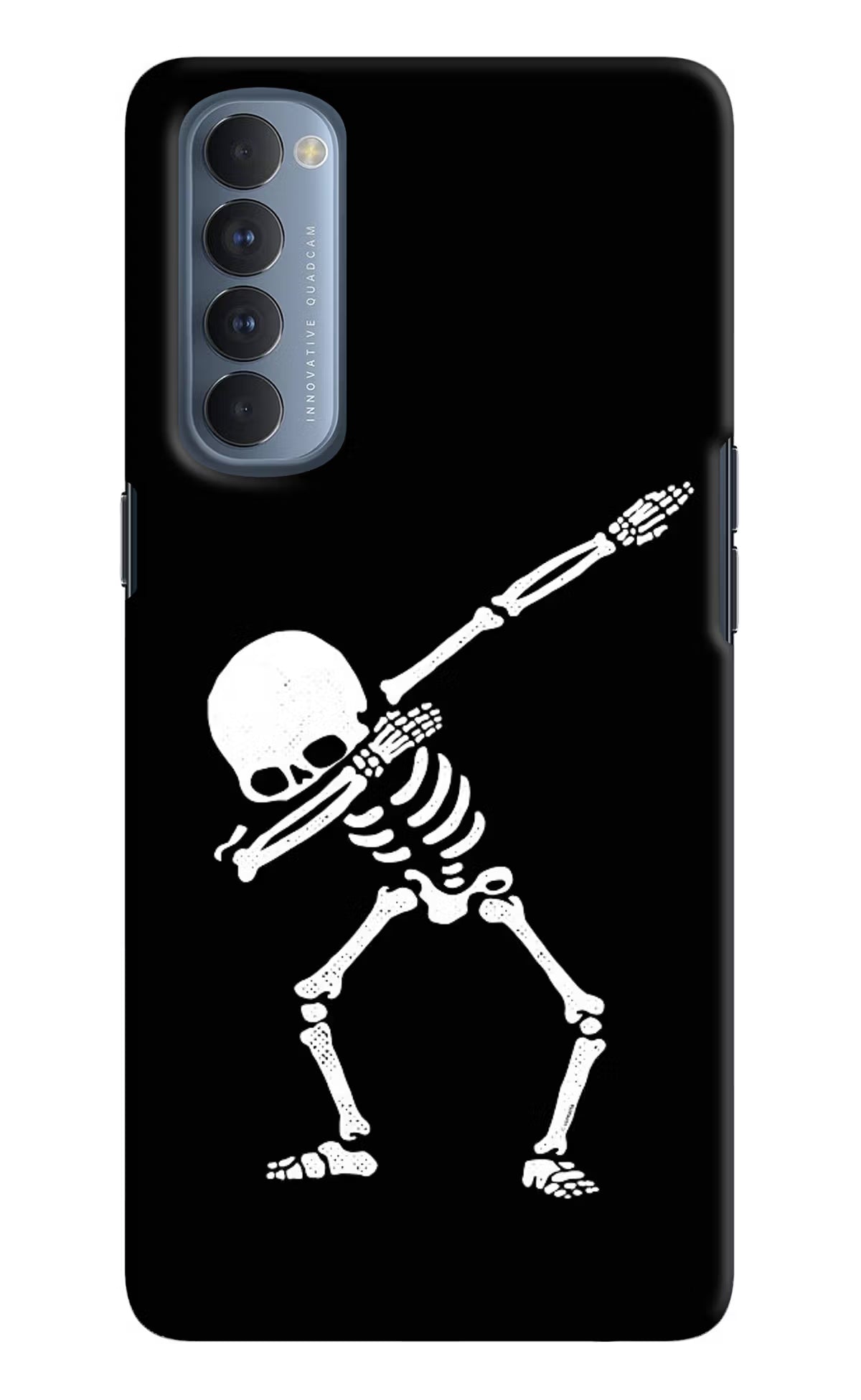 Dabbing Skeleton Art Oppo Reno4 Pro Back Cover - Dabbing Skeleton Art Oppo Reno4 Pro Hard Case Back Cover by Casekaro Dabbing Skeleton Art Oppo Reno4 Pro Hard Case Back Cover by Casekaro