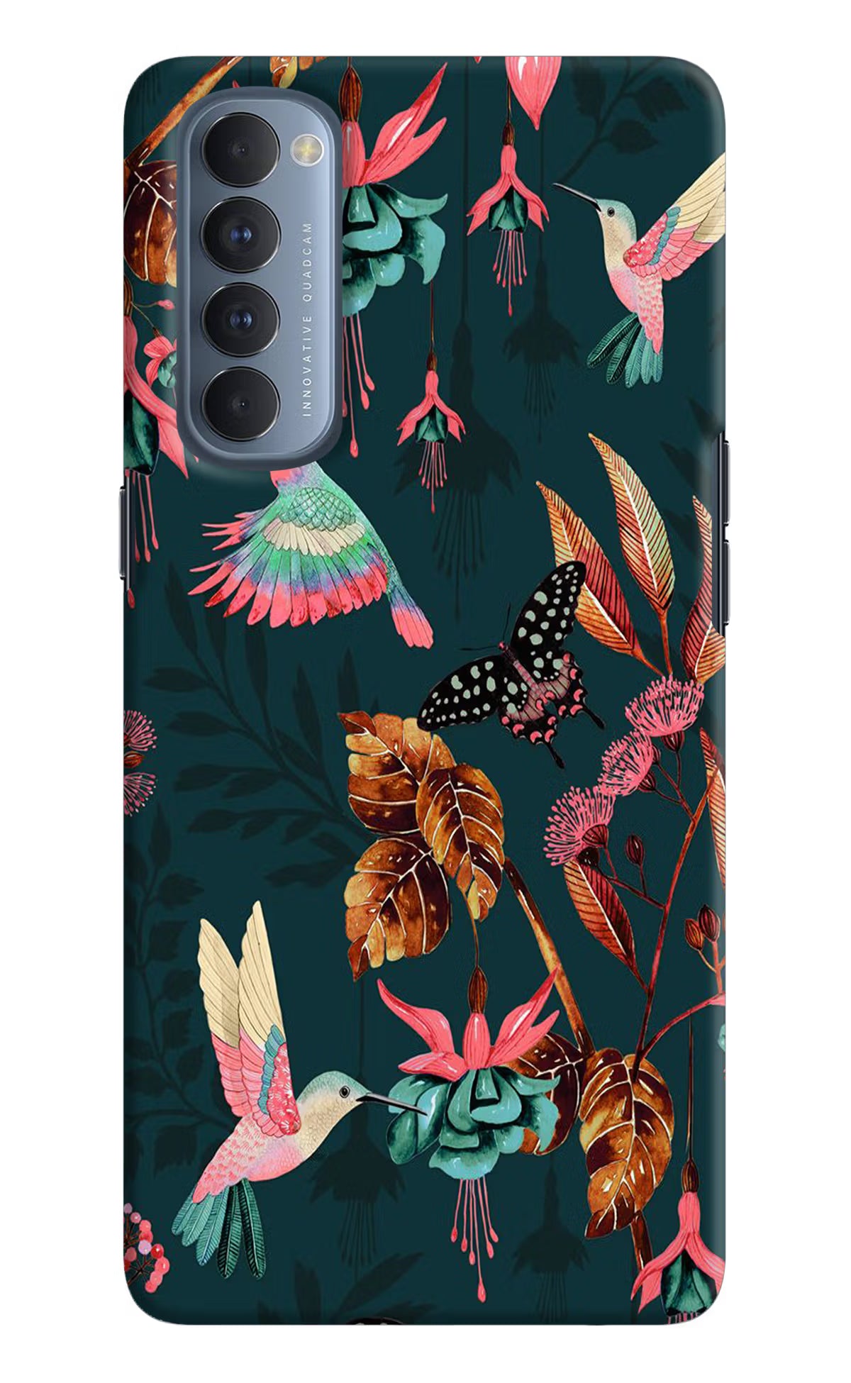 Birds Oppo Reno4 Pro Back Cover - Birds Oppo Reno4 Pro Hard Case Back Cover by Casekaro Birds Oppo Reno4 Pro Hard Case Back Cover by Casekaro