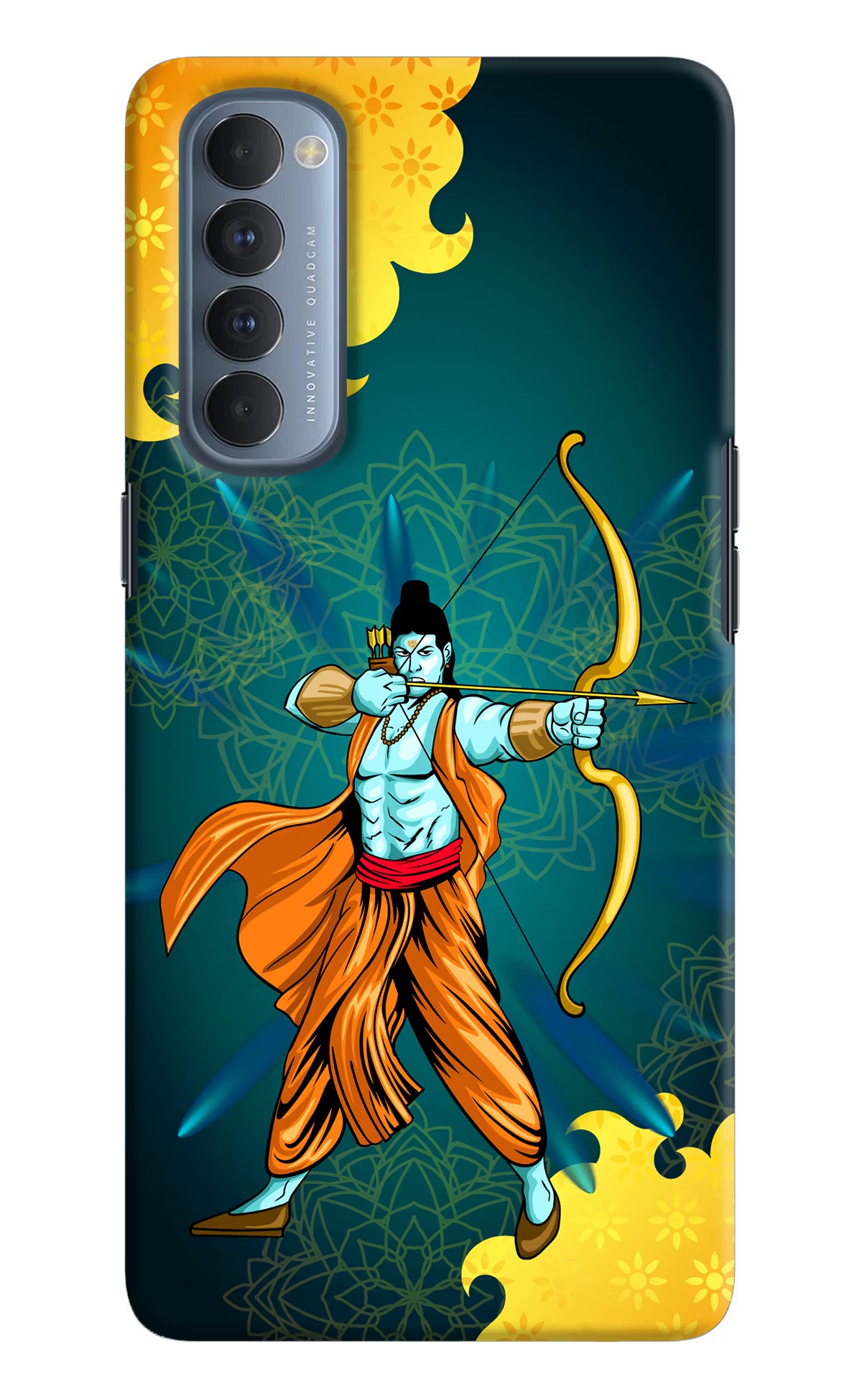 Lord Ram - 6 Oppo Reno4 Pro Back Cover - Lord Ram - 6 Oppo Reno4 Pro Hard Case Back Cover by Casekaro Lord Ram - 6 Oppo Reno4 Pro Hard Case Back Cover by Casekaro