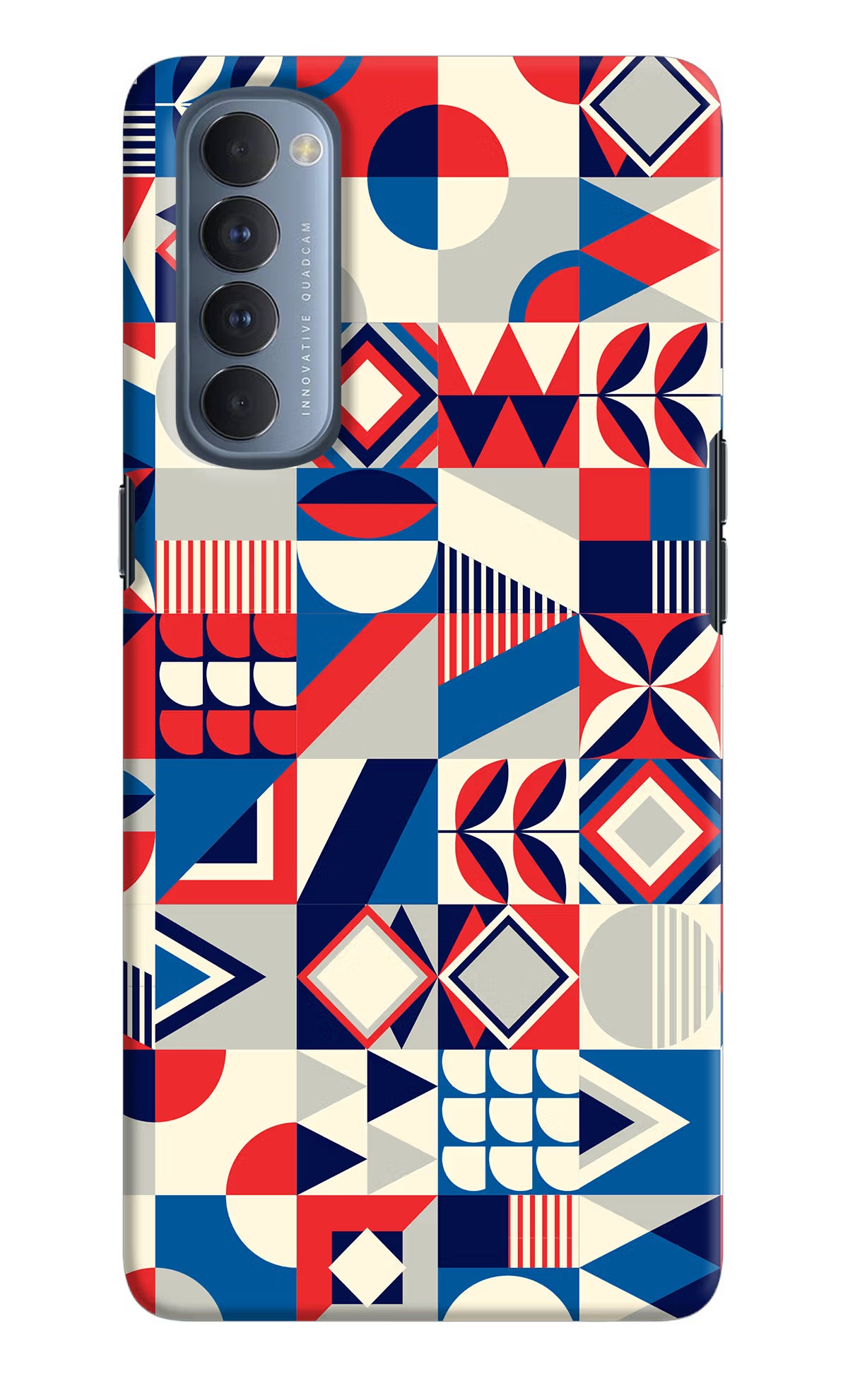 Colorful Pattern Oppo Reno4 Pro Back Cover - Colorful Pattern Oppo Reno4 Pro Hard Case Back Cover by Casekaro Colorful Pattern Oppo Reno4 Pro Hard Case Back Cover by Casekaro