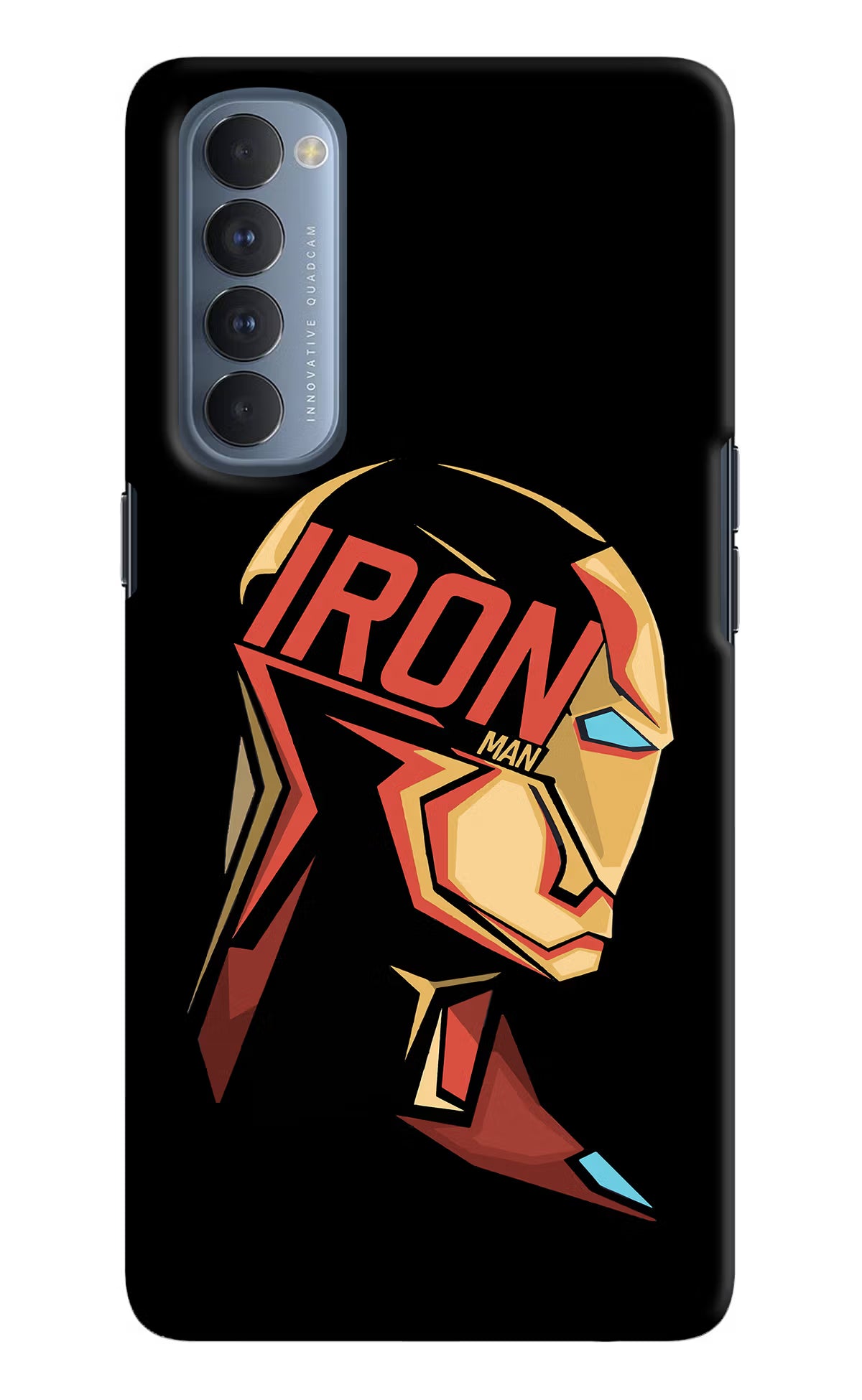 IronMan Oppo Reno4 Pro Back Cover - IronMan Oppo Reno4 Pro Hard Case Back Cover by Casekaro IronMan Oppo Reno4 Pro Hard Case Back Cover by Casekaro