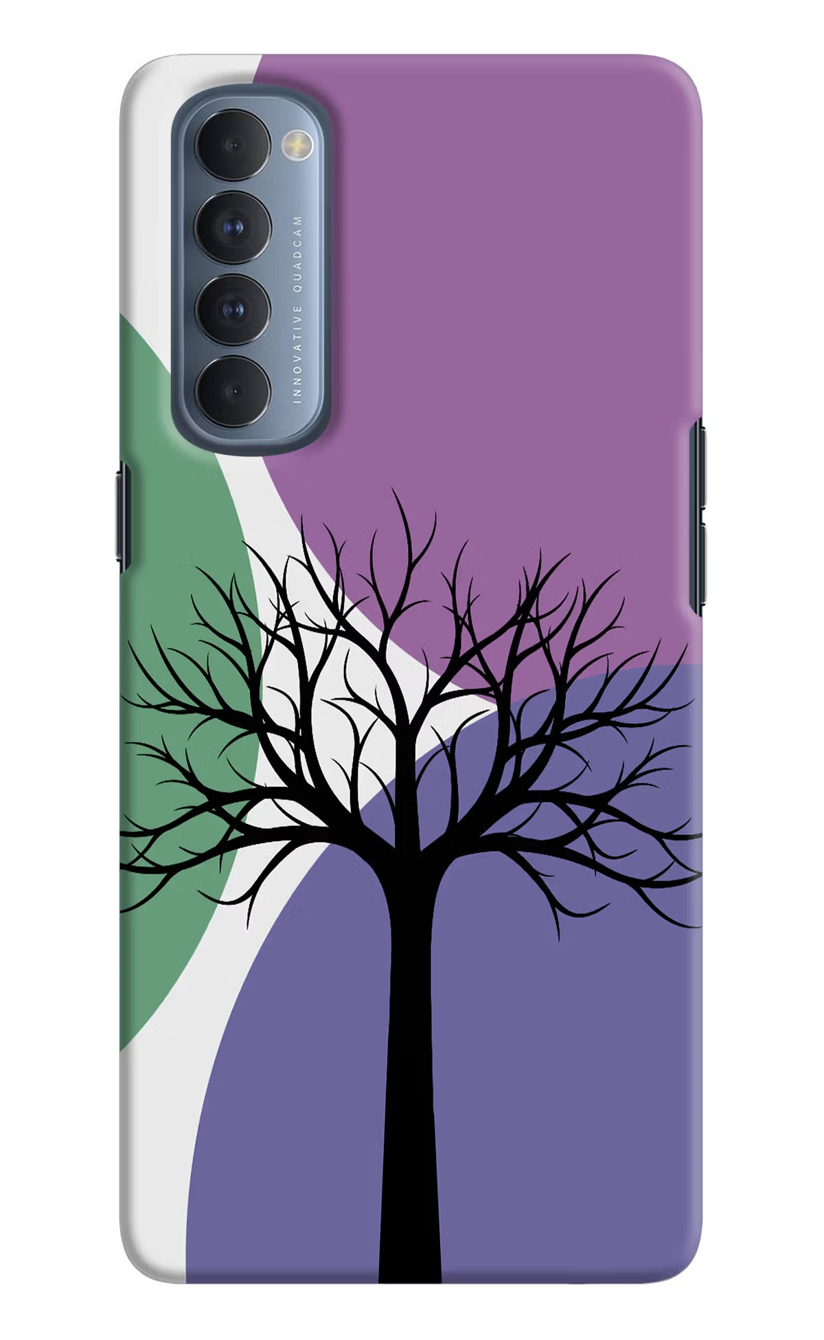 Tree Art Oppo Reno4 Pro Back Cover - Tree Art Oppo Reno4 Pro Hard Case Back Cover by Casekaro Tree Art Oppo Reno4 Pro Hard Case Back Cover by Casekaro