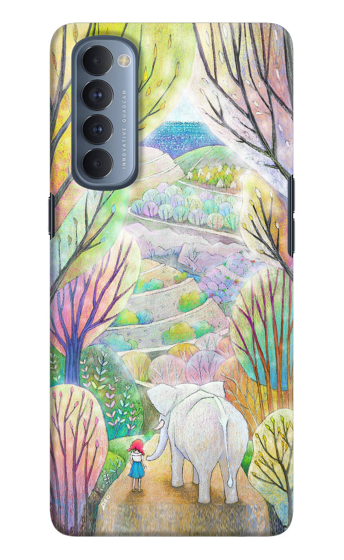 Nature Painting Oppo Reno4 Pro Back Cover - Nature Painting Oppo Reno4 Pro Hard Case Back Cover by Casekaro Nature Painting Oppo Reno4 Pro Hard Case Back Cover by Casekaro