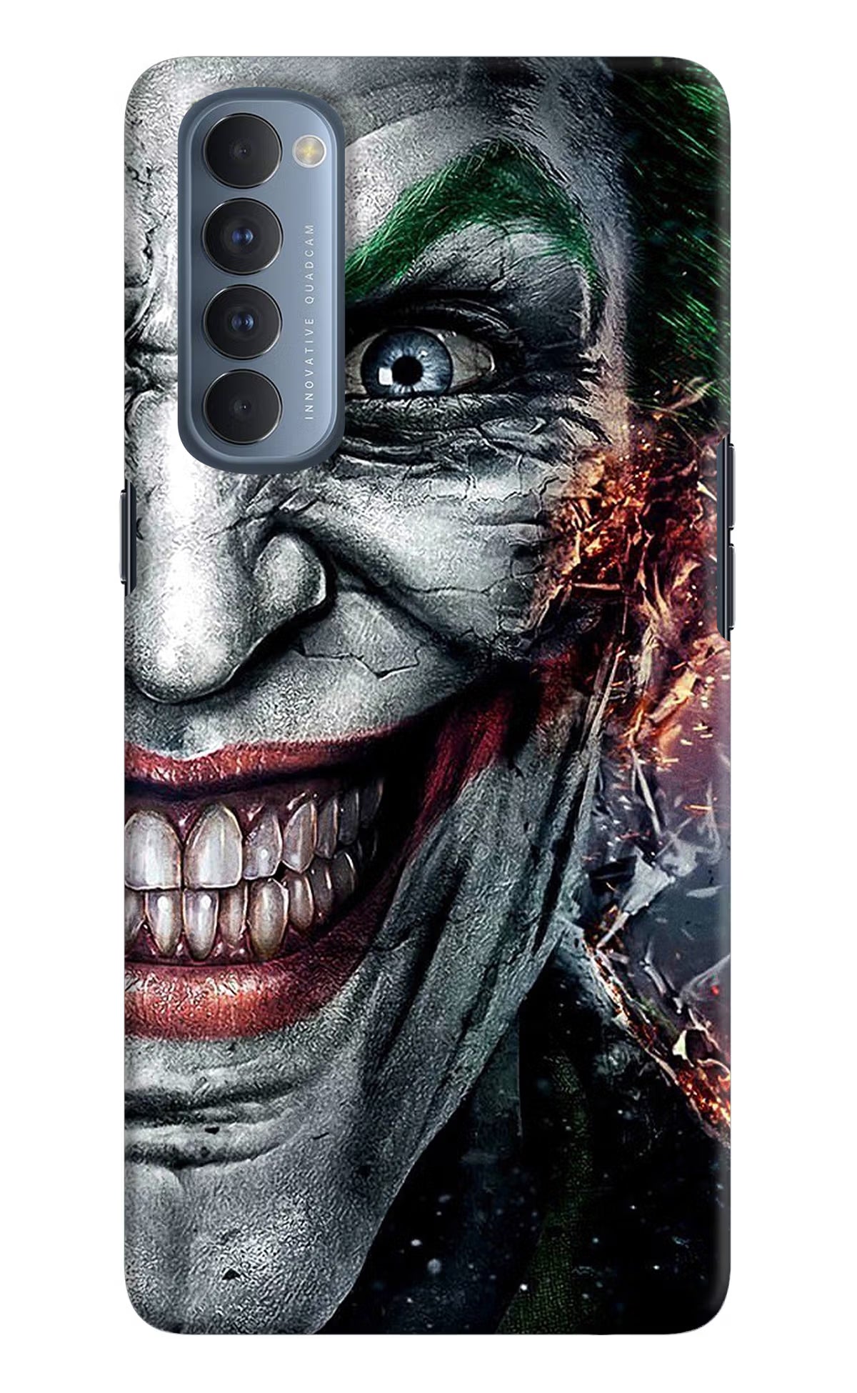 Joker Cam Oppo Reno4 Pro Back Cover - Joker Cam Oppo Reno4 Pro Hard Case Back Cover by Casekaro Joker Cam Oppo Reno4 Pro Hard Case Back Cover by Casekaro