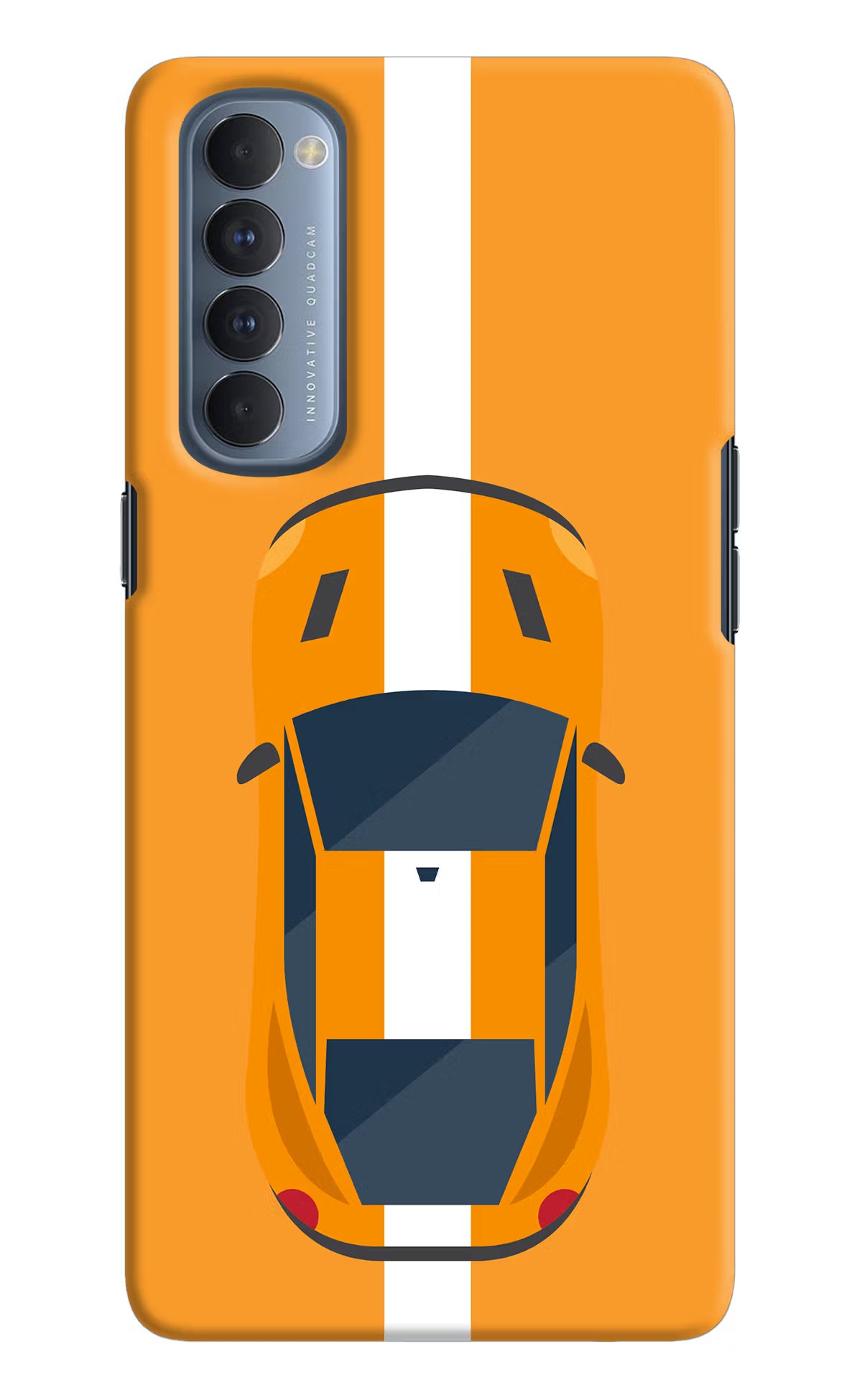 Highway Pursuit Oppo Reno4 Pro Back Cover - Highway Pursuit Oppo Reno4 Pro Hard Case Back Cover by Casekaro Highway Pursuit Oppo Reno4 Pro Hard Case Back Cover by Casekaro