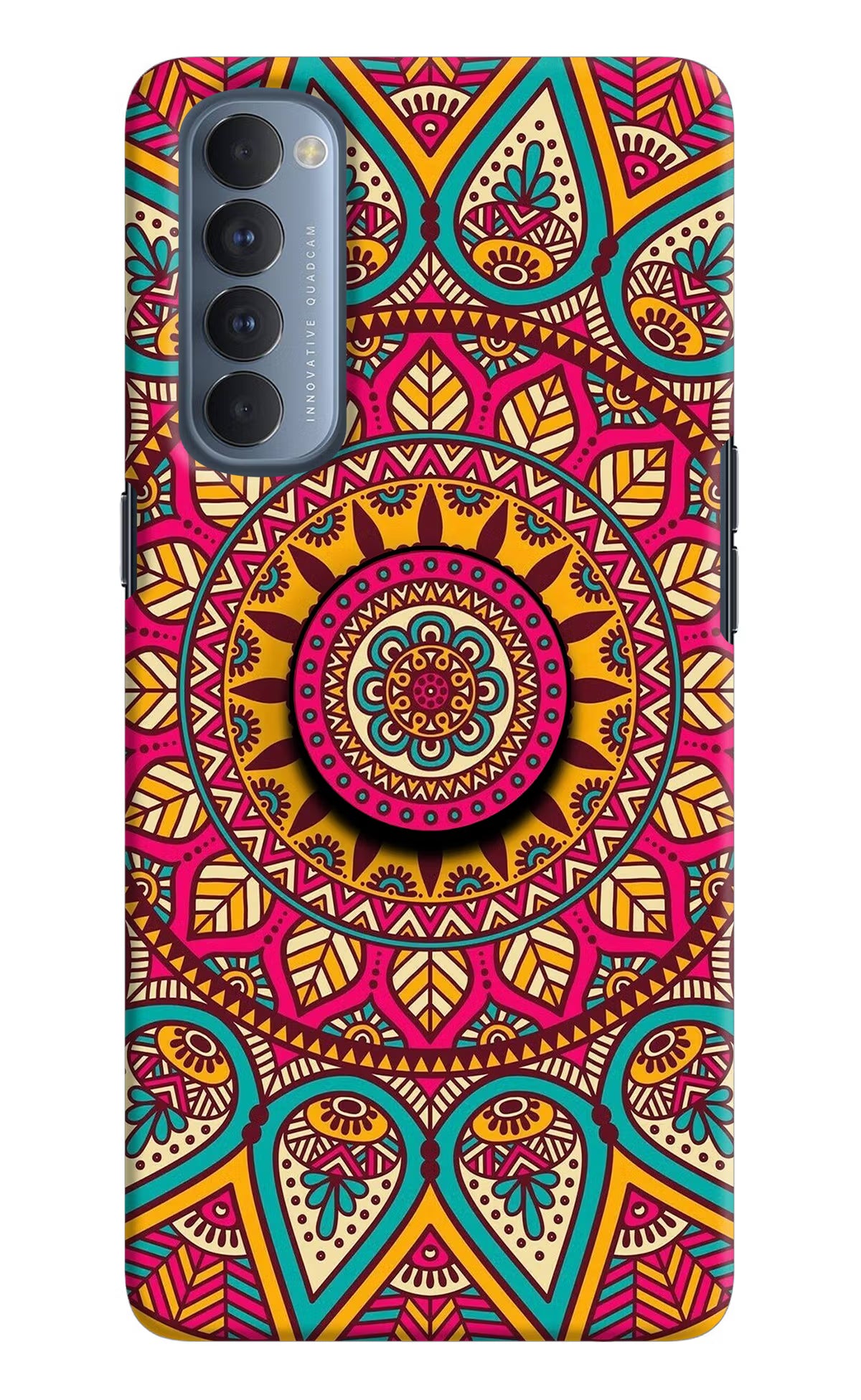 Mandala Oppo Reno4 Pro Pop Case - Mandala Oppo Reno4 Pro Pop Case by Casekaro Mandala Oppo Reno4 Pro Pop Case by Casekaro