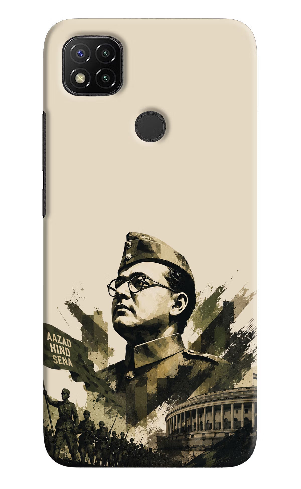 Netaji Rising Redmi 9 Back Cover - Netaji Rising Redmi 9 Back Cover Netaji Rising Redmi 9 Back Cover