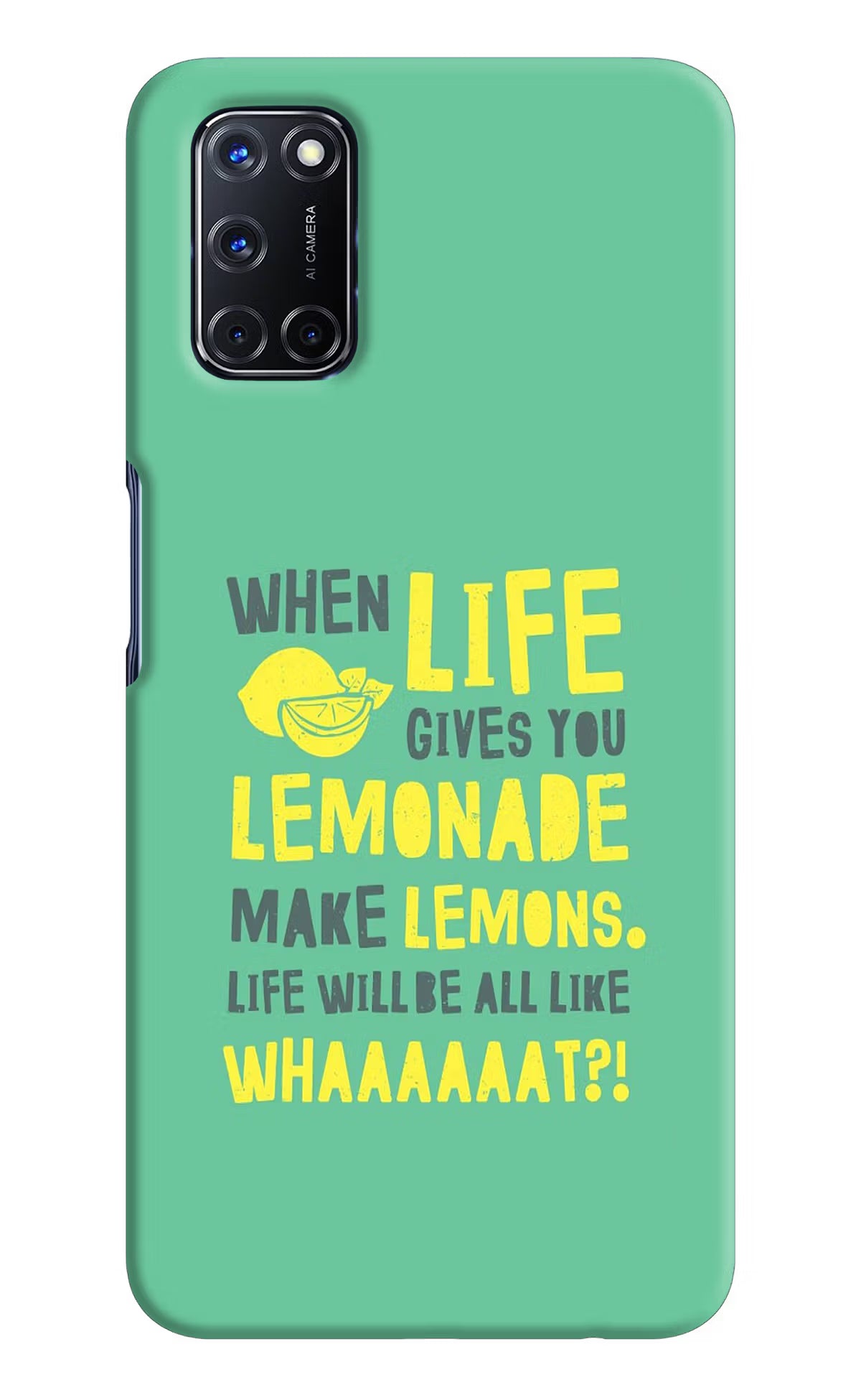 Quote Oppo A52 Back Cover - Quote Oppo A52 Hard Case Back Cover by Casekaro Quote Oppo A52 Hard Case Back Cover by Casekaro