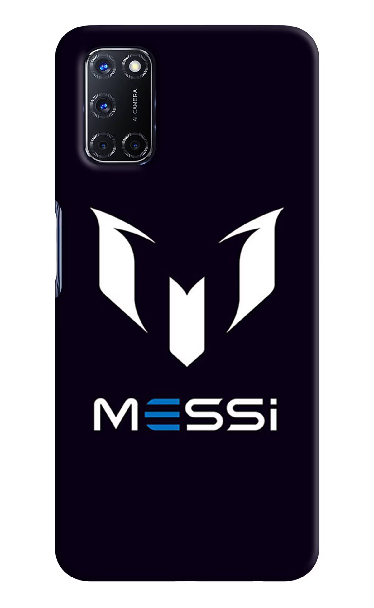 Messi Logo Oppo A52 Back Cover - Messi Logo Oppo A52 Hard Case Back Cover by Casekaro Messi Logo Oppo A52 Hard Case Back Cover by Casekaro