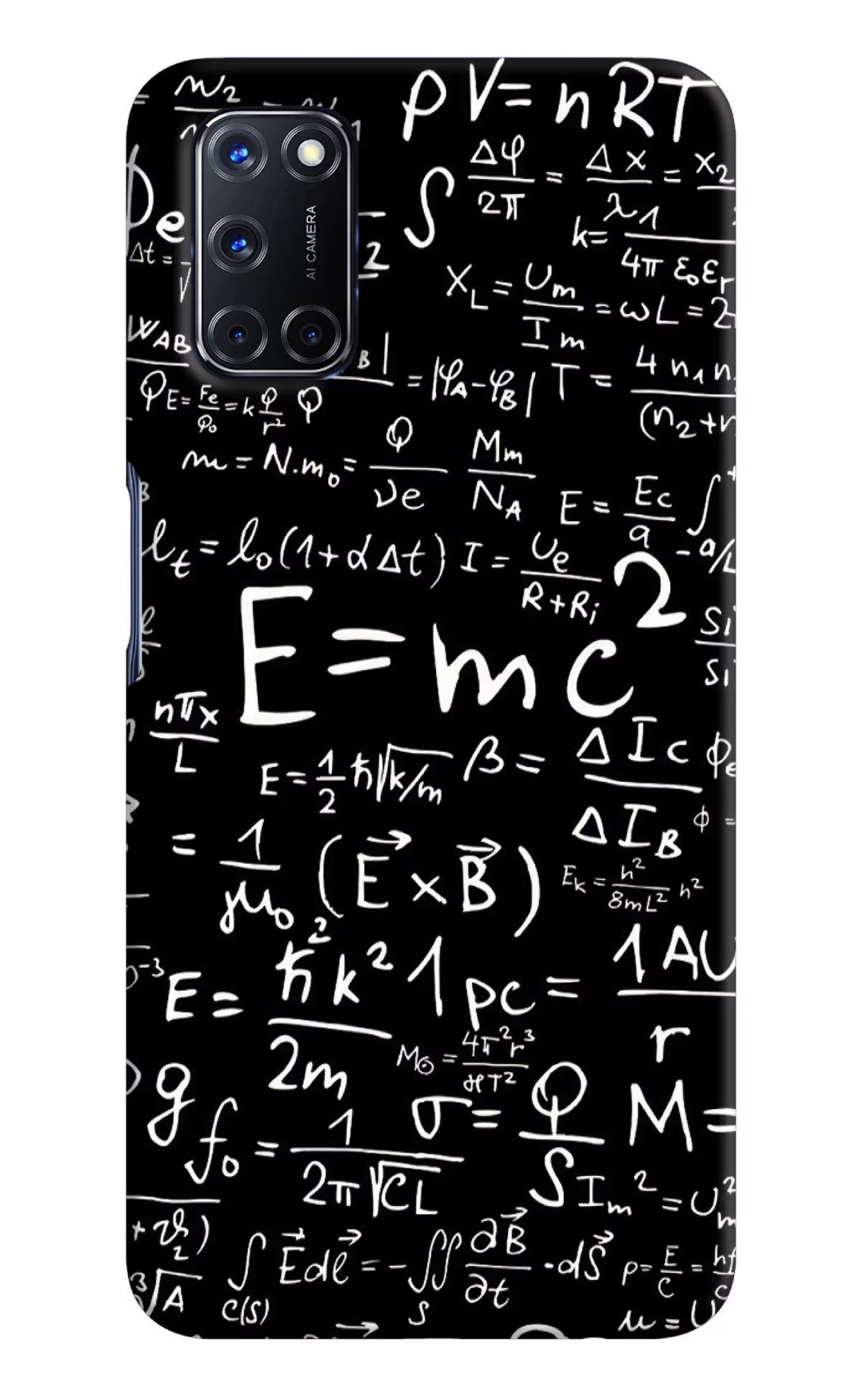 Physics Formula Oppo A52 Back Cover - Physics Formula Oppo A52 Hard Case Back Cover by Casekaro Physics Formula Oppo A52 Hard Case Back Cover by Casekaro