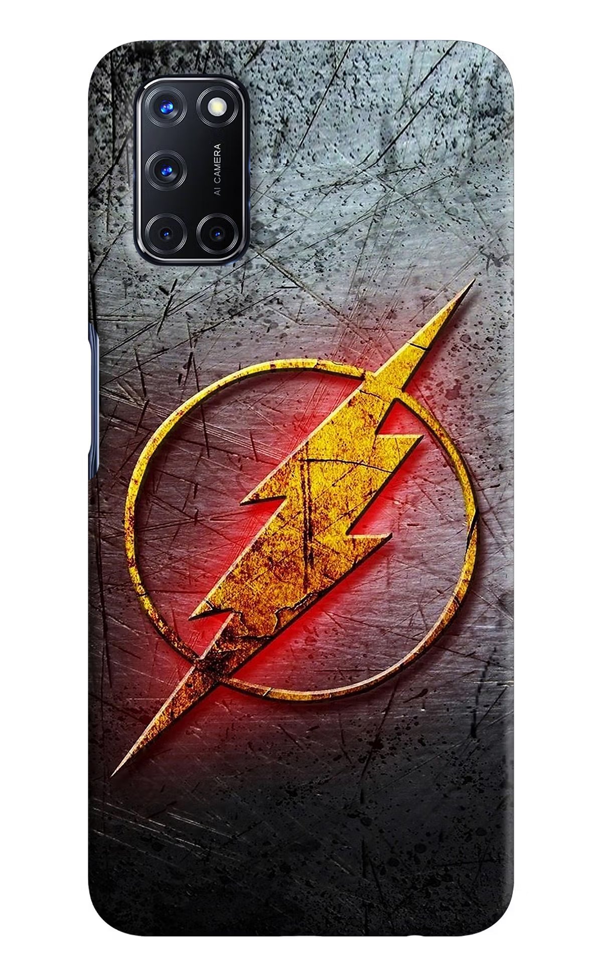 Flash Oppo A52 Back Cover - Flash Oppo A52 Hard Case Back Cover by Casekaro Flash Oppo A52 Hard Case Back Cover by Casekaro