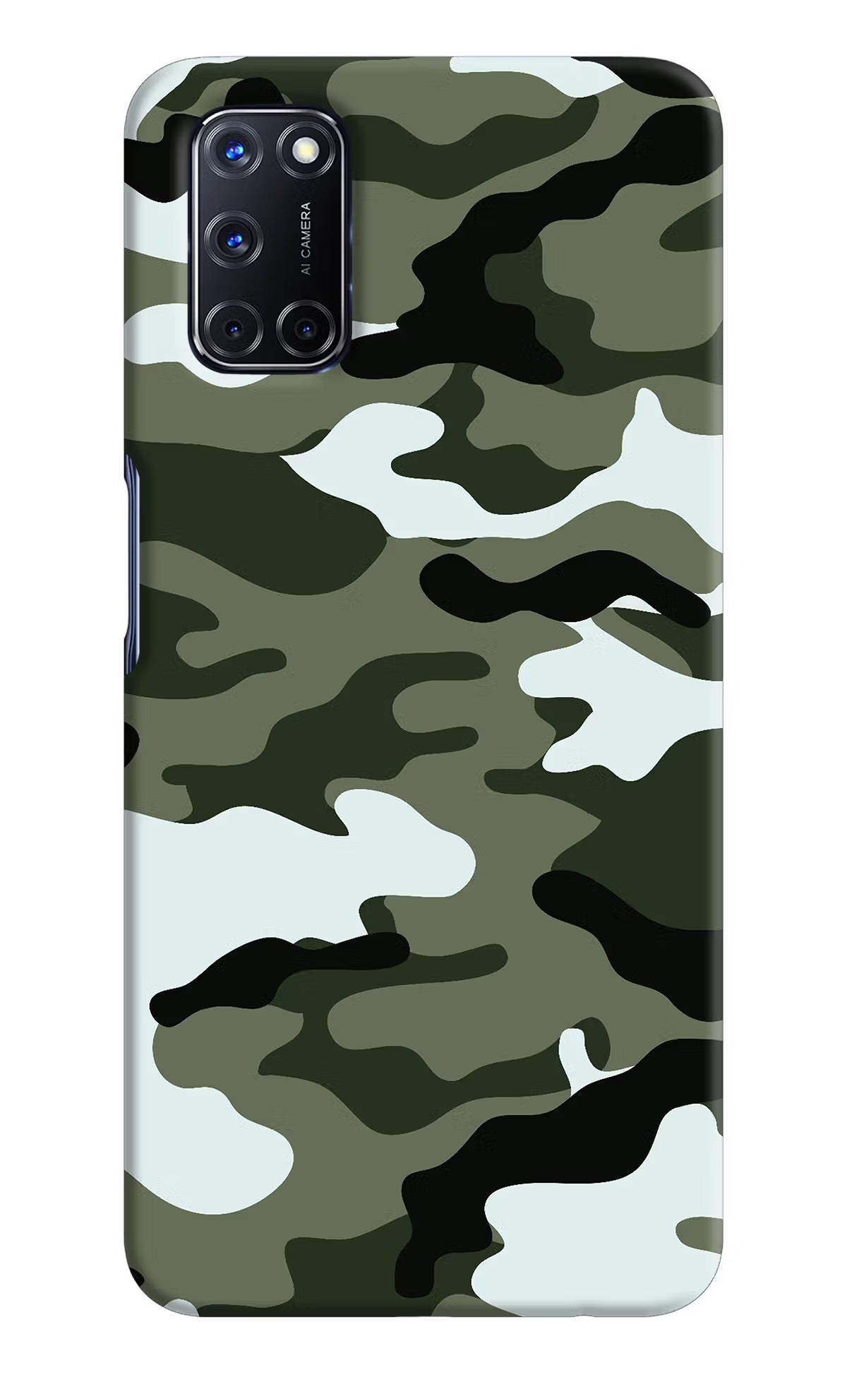 Camouflage Oppo A52 Back Cover - Camouflage Oppo A52 Hard Case Back Cover by Casekaro Camouflage Oppo A52 Hard Case Back Cover by Casekaro