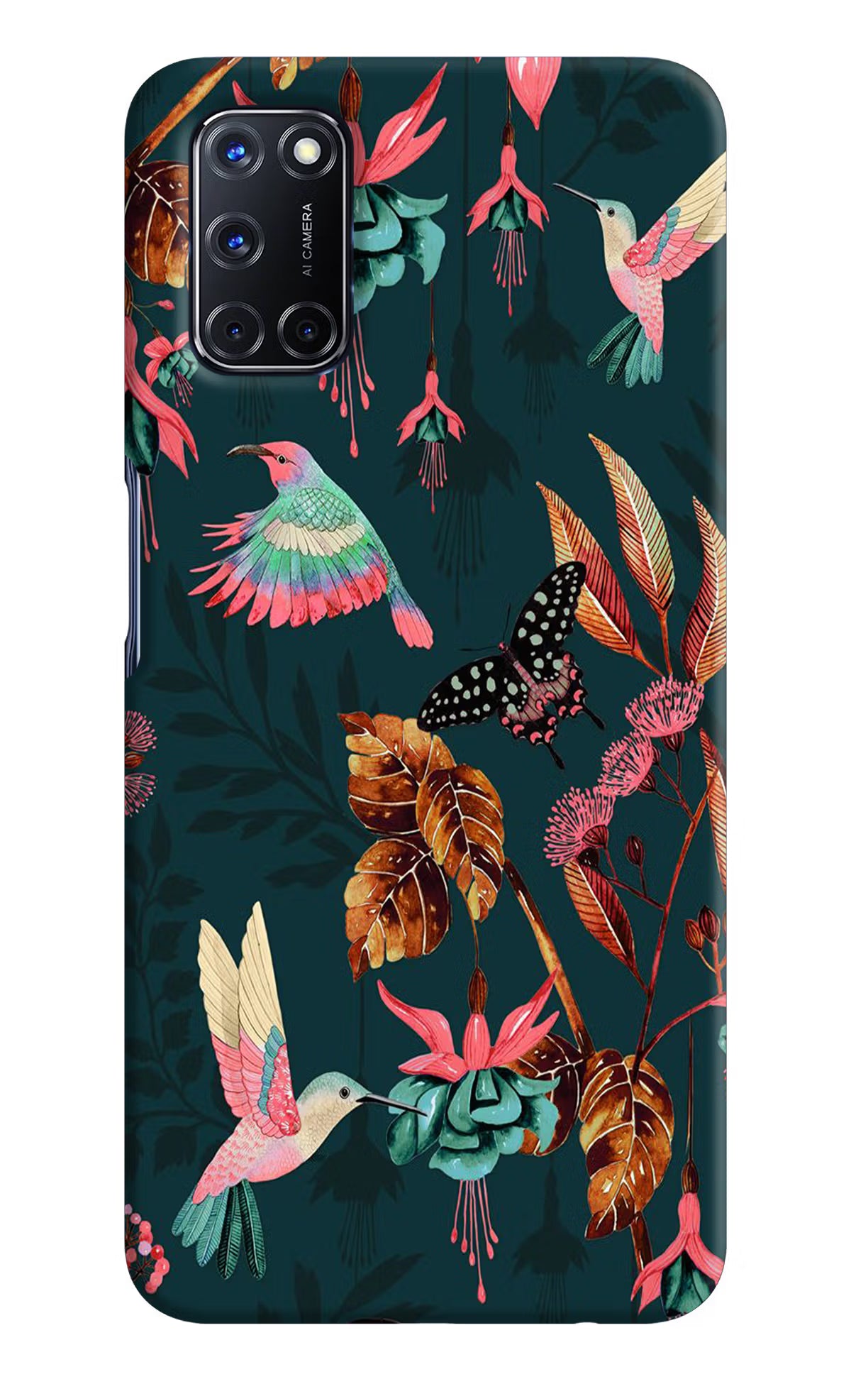 Birds Oppo A52 Back Cover - Birds Oppo A52 Hard Case Back Cover by Casekaro Birds Oppo A52 Hard Case Back Cover by Casekaro